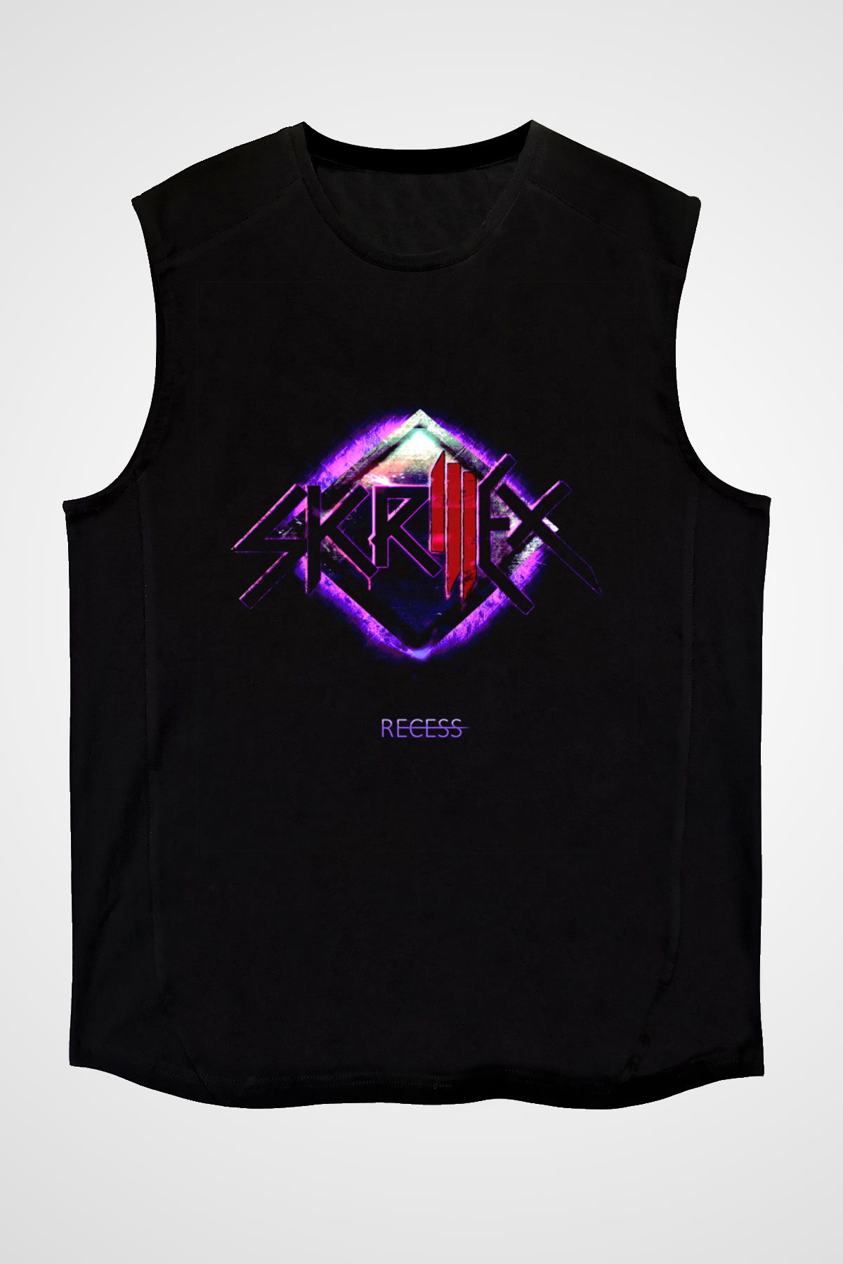 Skrillex Siyah Unisex Kolsuz Tişört