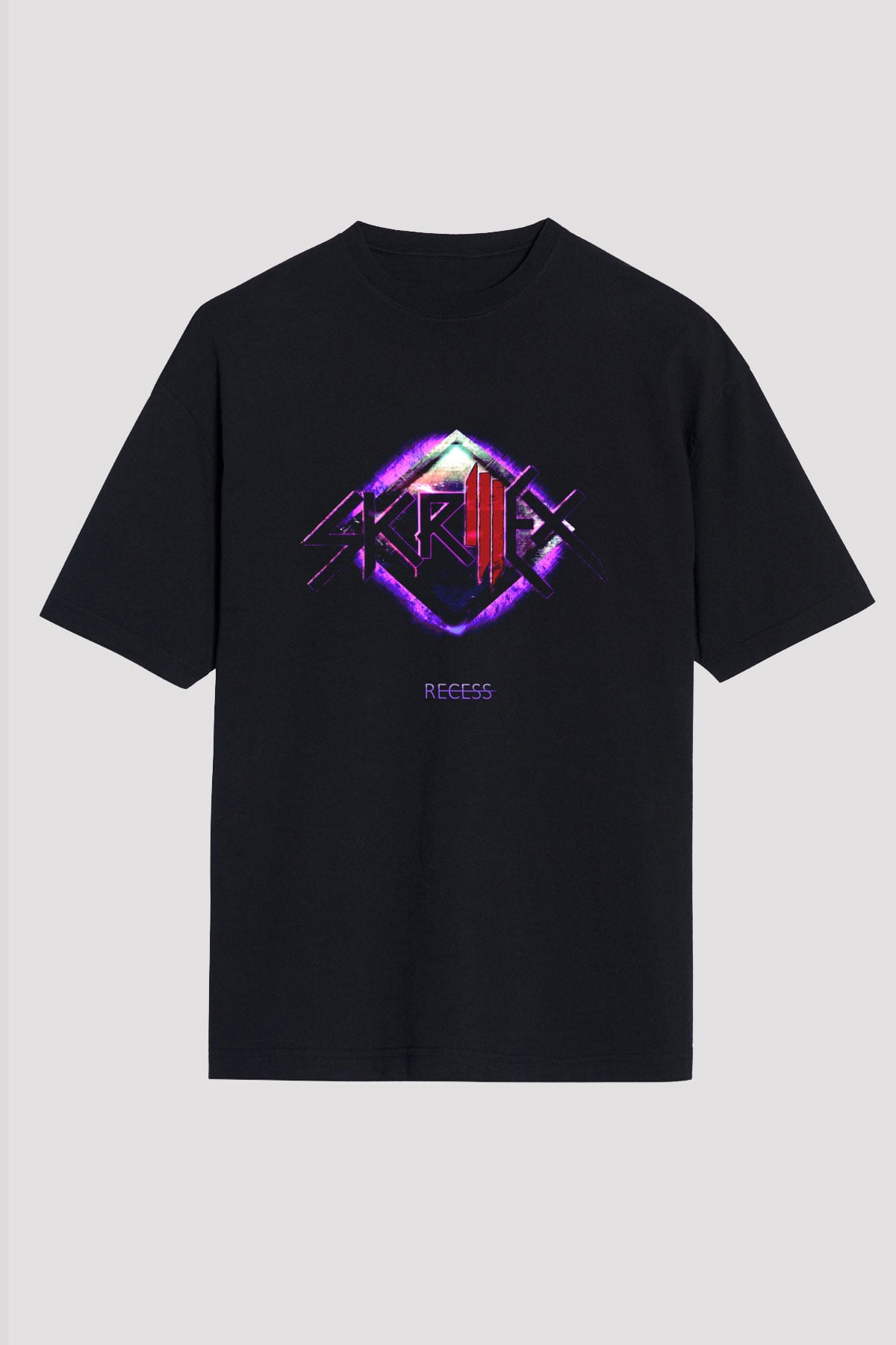 Skrillex Siyah Unisex Oversize Tişört T-Shirt