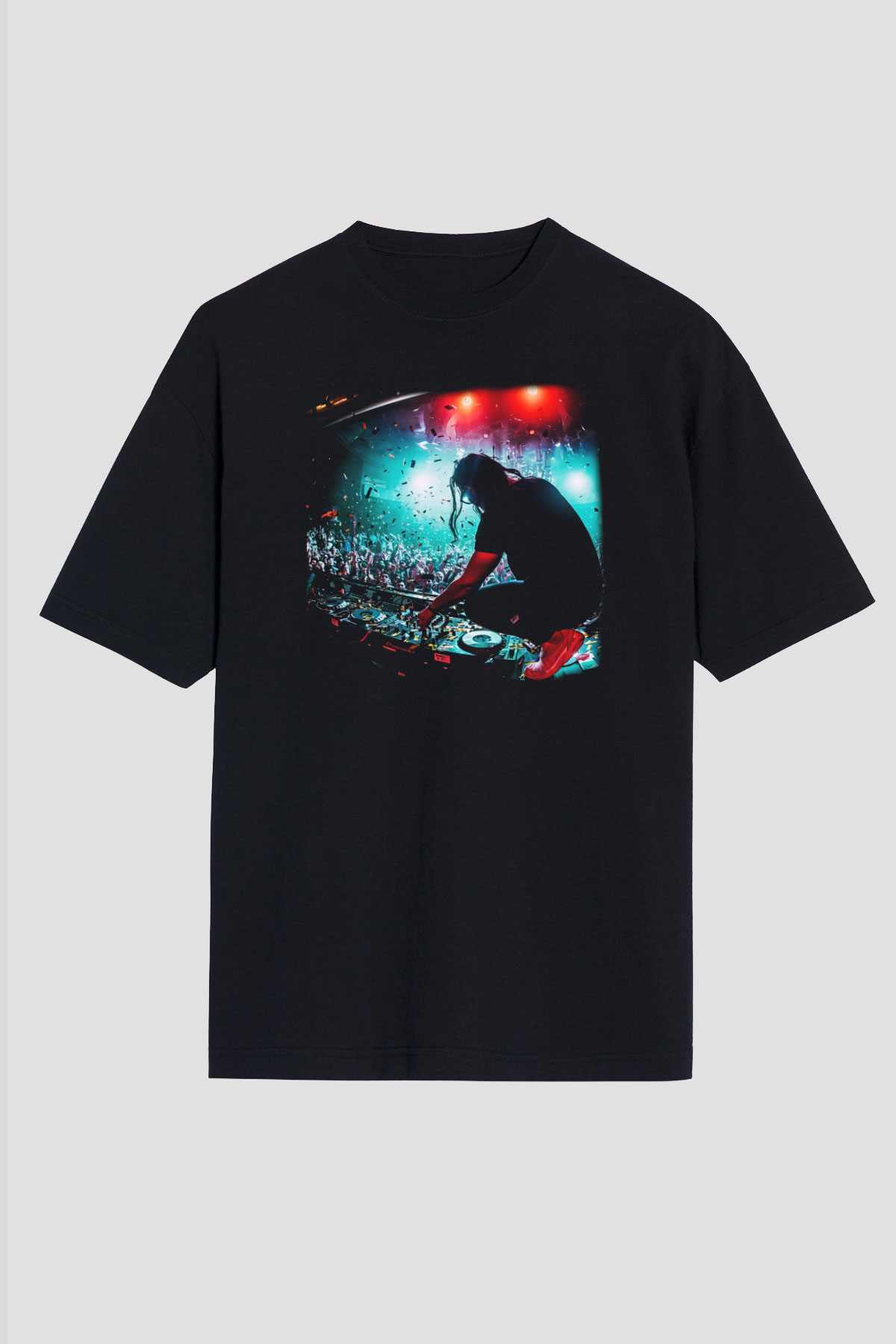 Skrillex Siyah Unisex Oversize Tişört T-Shirt