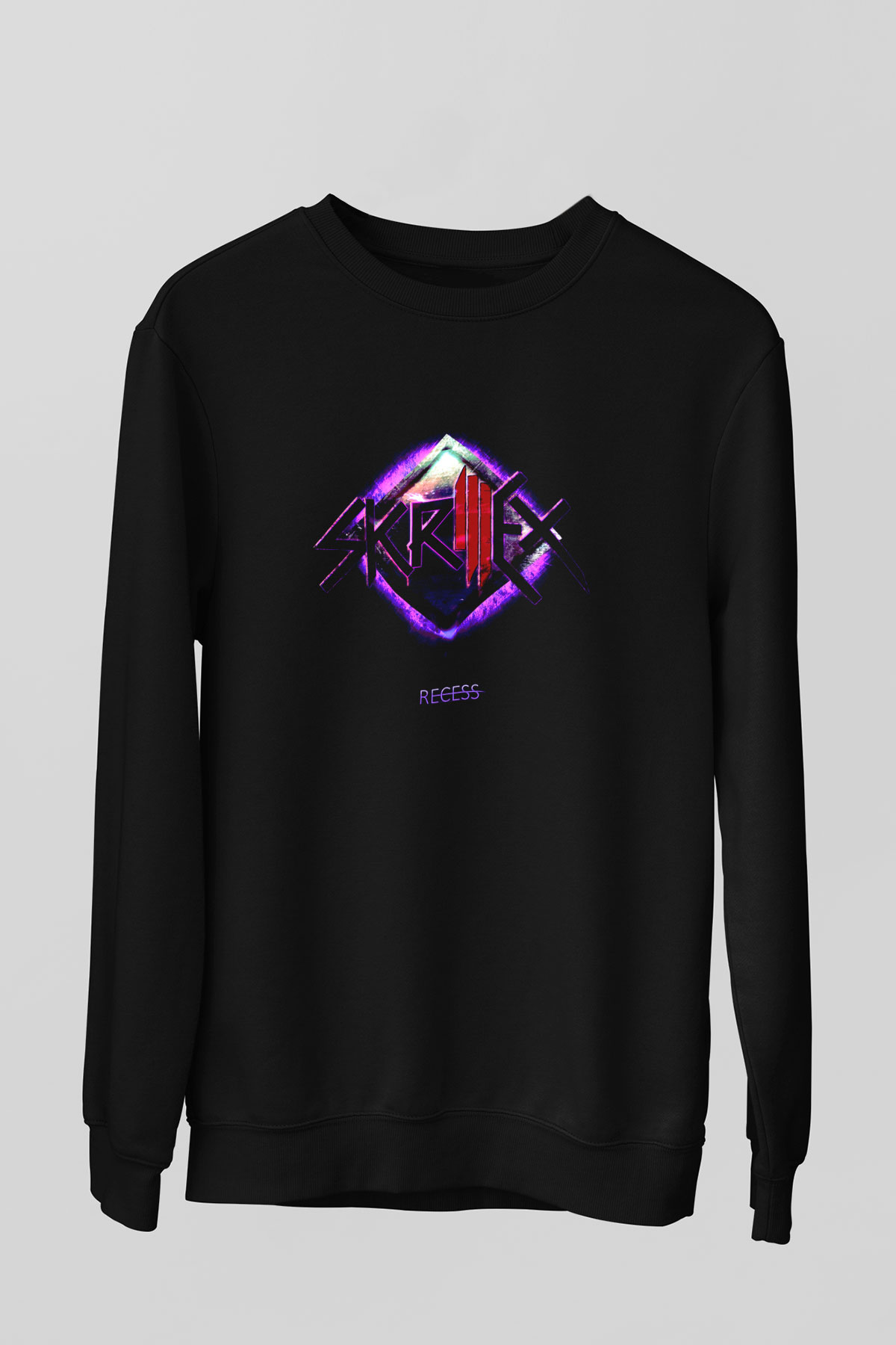 Skrillex Siyah Unisex Sweatshirt