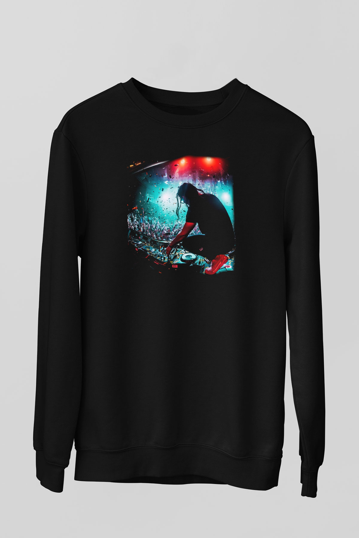 Skrillex Siyah Unisex Sweatshirt