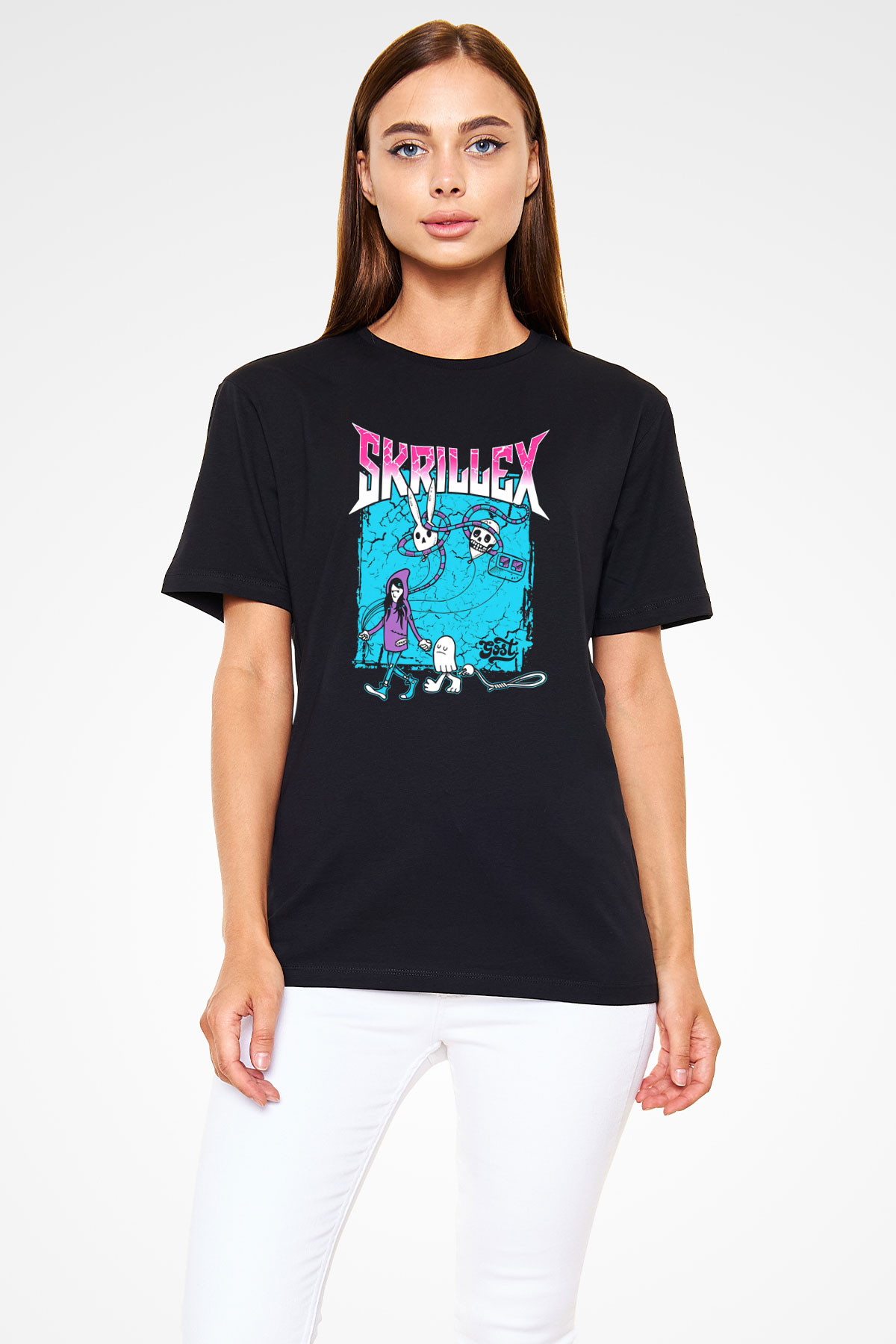 Skrillex Siyah Unisex Tişört T-Shirt - TişörtFabrikası