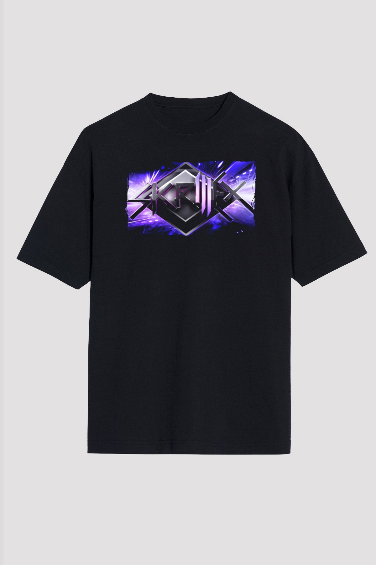 Skrillex Siyah Oversize Tişört Oversize T-shirt - TişörtFabrikası