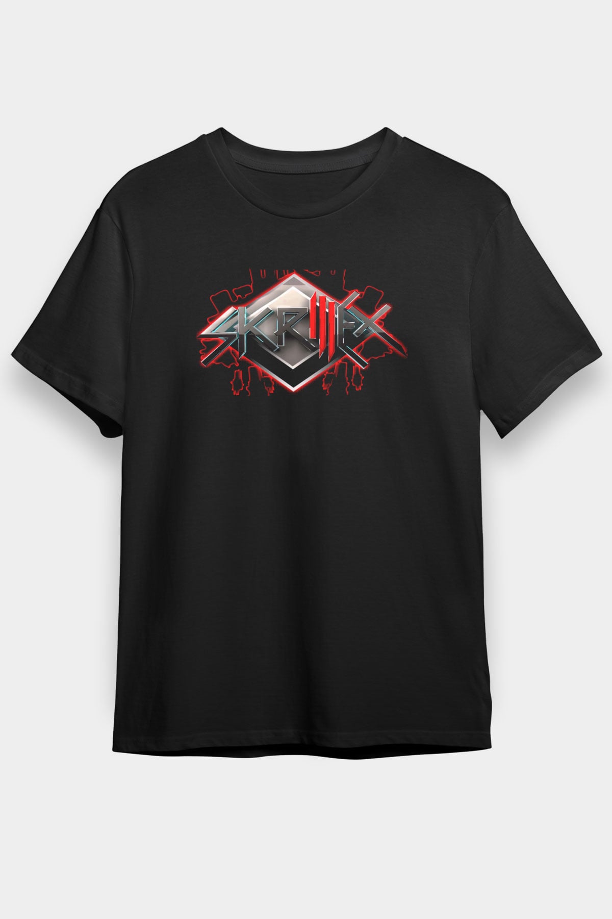 Skrillex Siyah Unisex Tişört T-Shirt - TişörtFabrikası