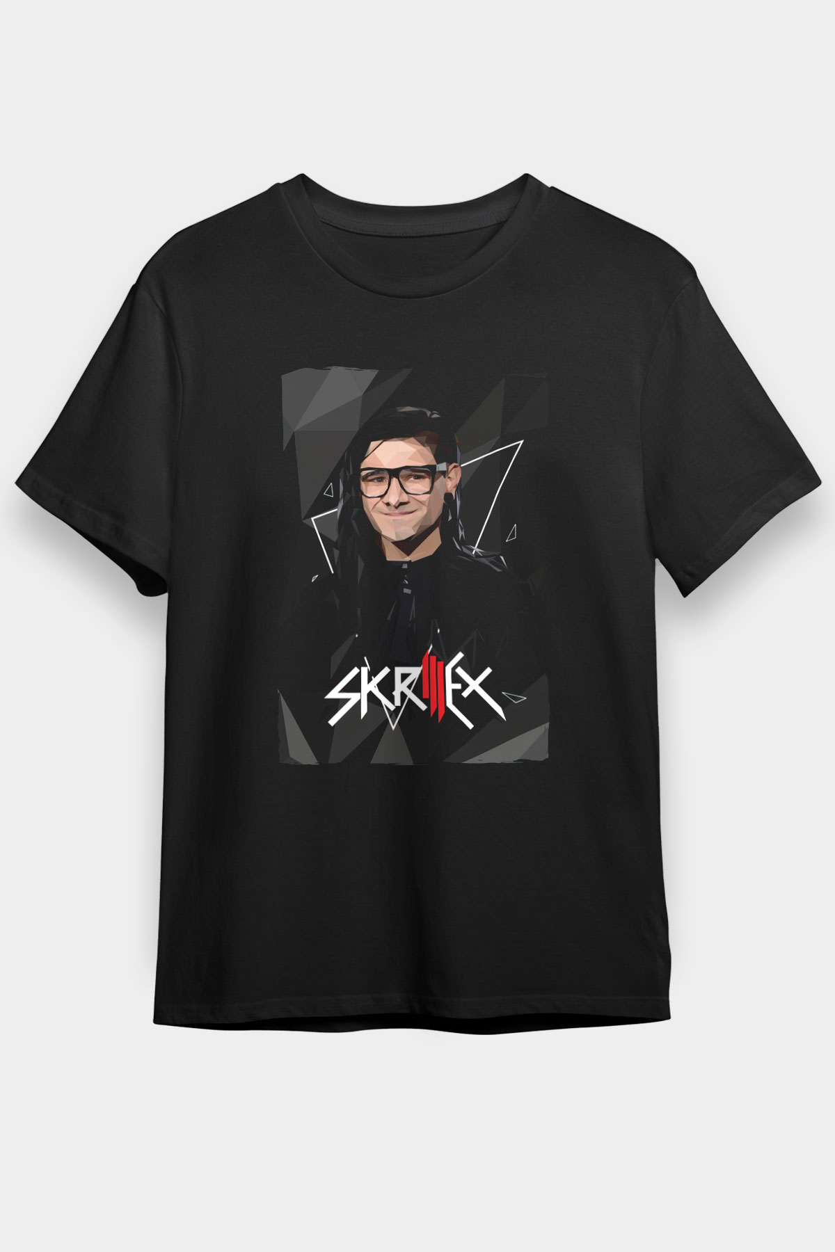 Skrillex Siyah Unisex Tişört T-Shirt - TişörtFabrikası