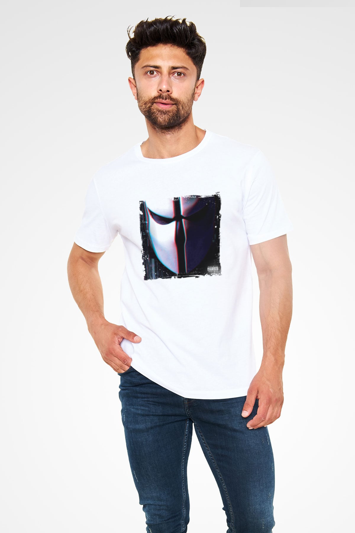 SkrillexBaskılı Beyaz Tişört