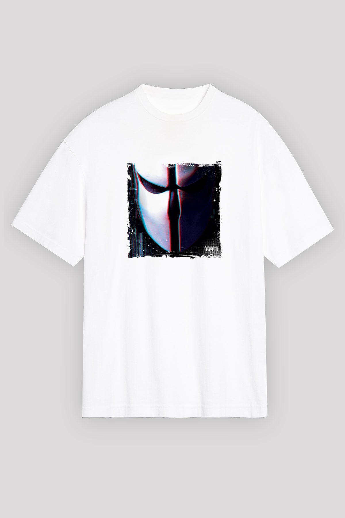SkrillexBaskılı Beyaz Oversize Tişört