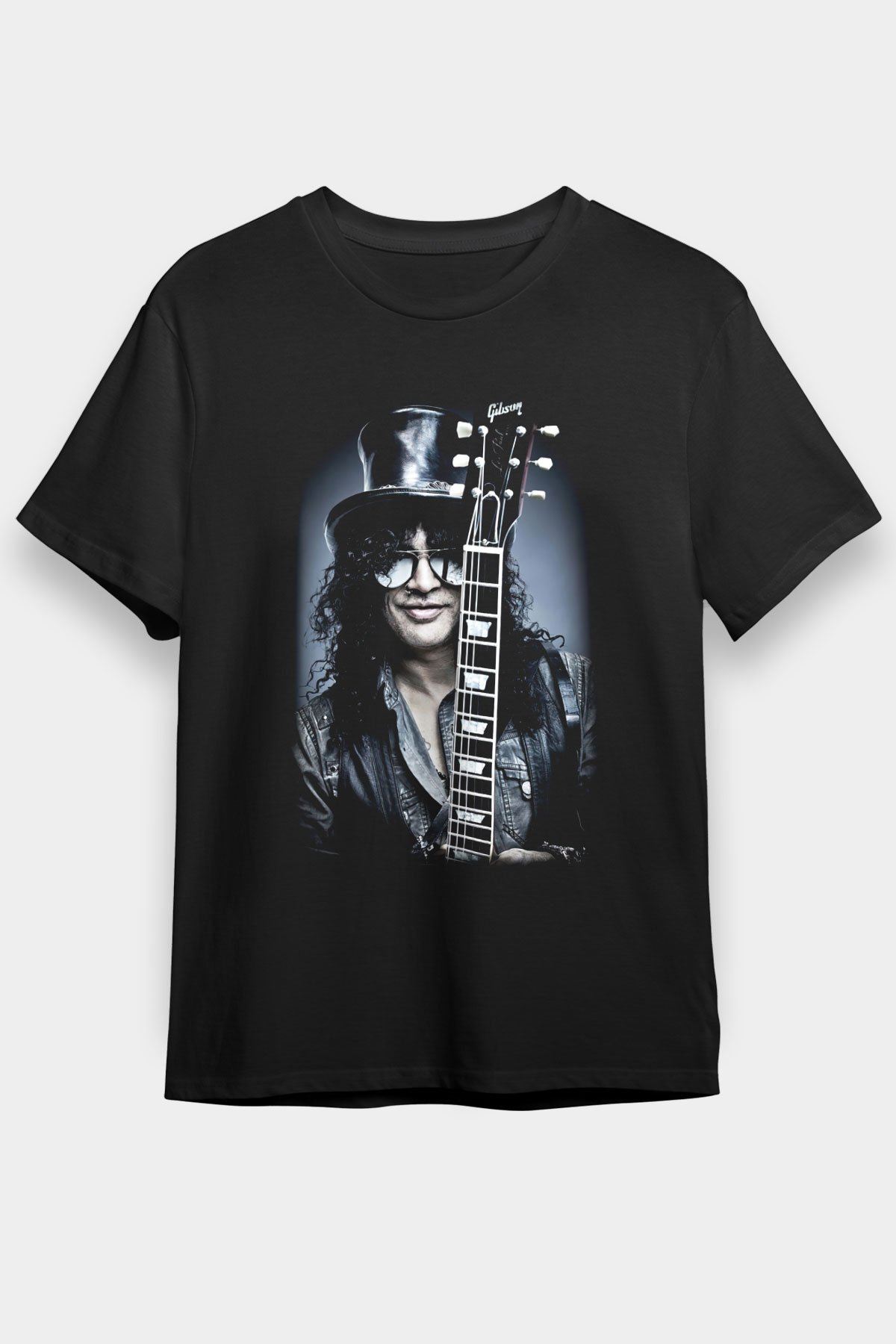 Slash Siyah Unisex Tişört T-Shirt - TişörtFabrikası