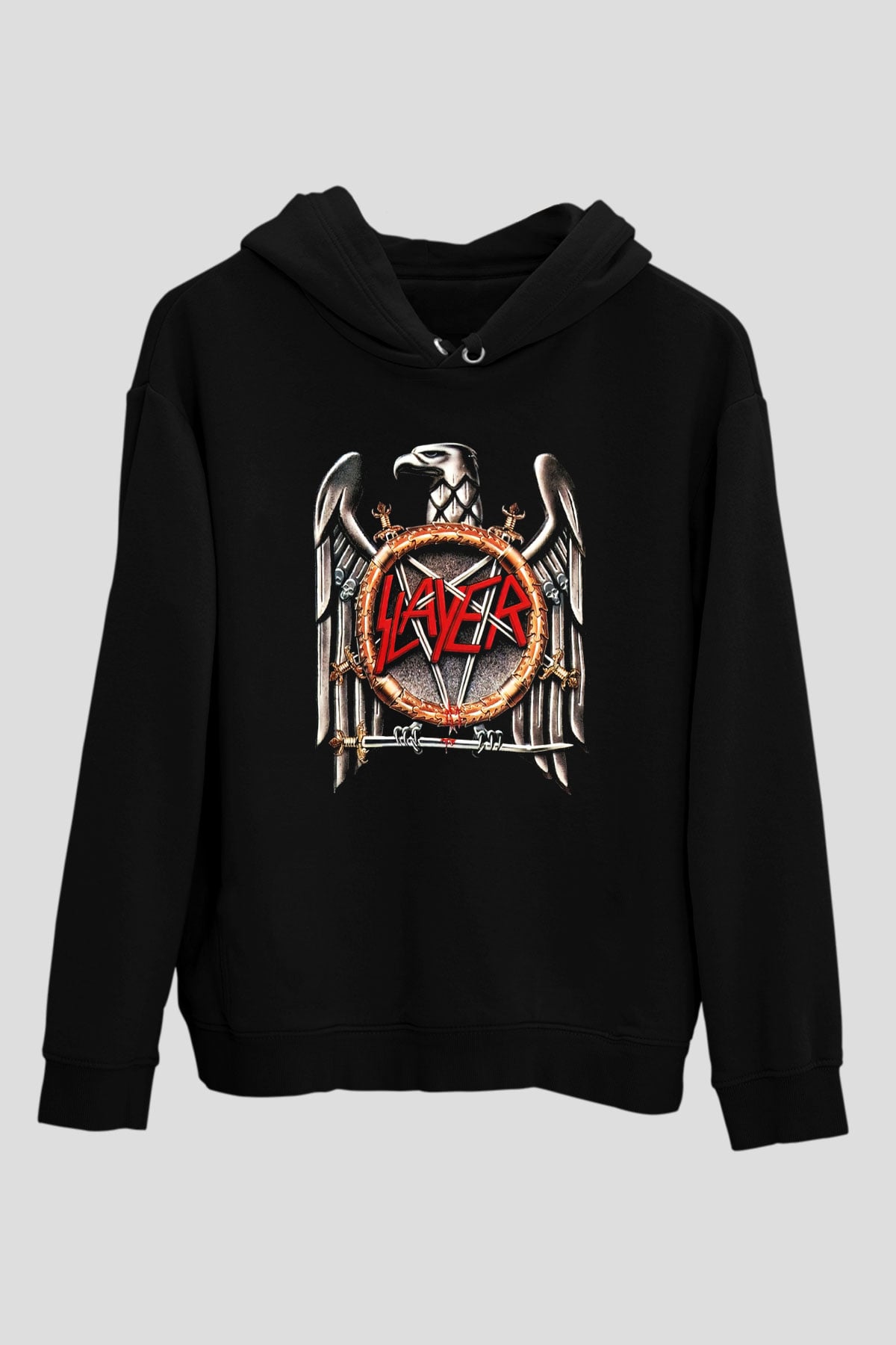Slayer Siyah Unisex Kapşonlu Sweatshirt