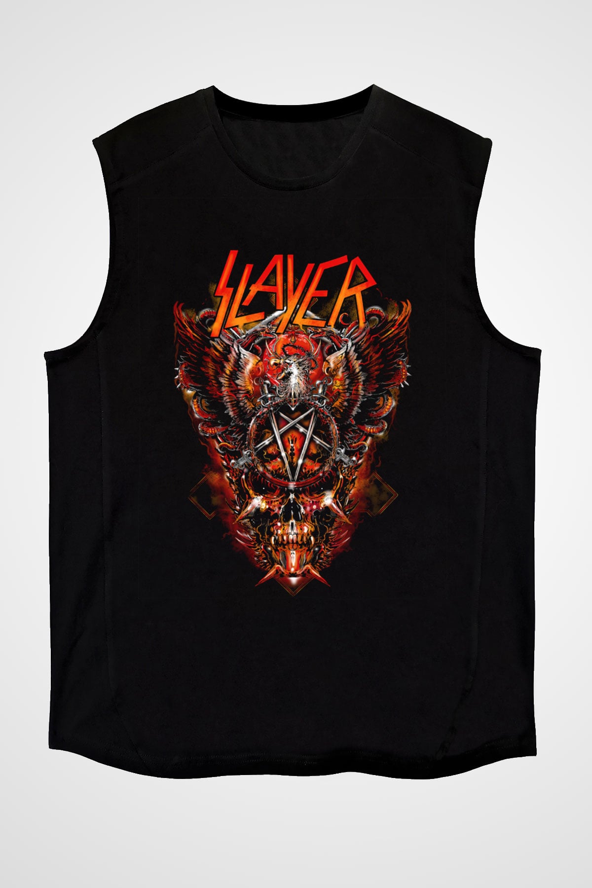 Slayer Siyah Unisex Kolsuz Tişört