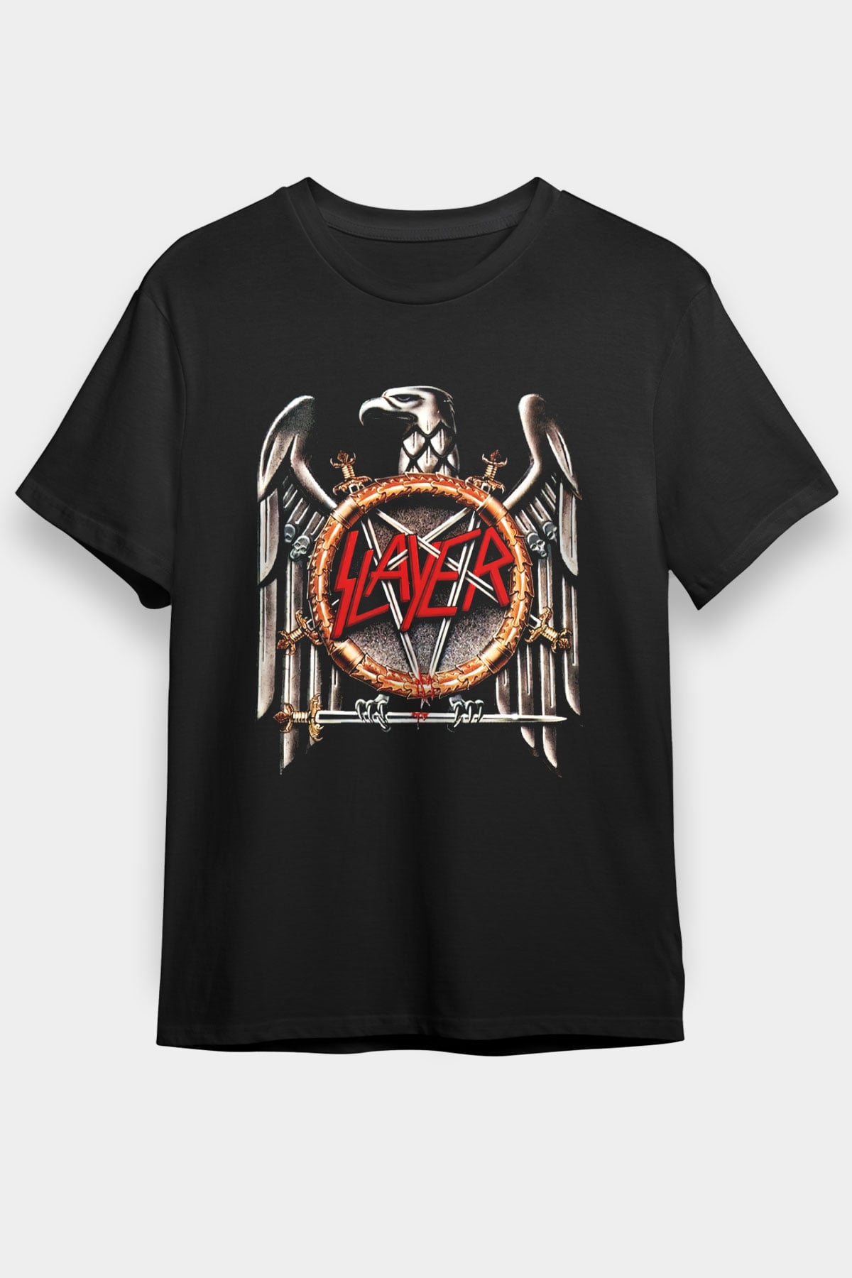 Slayer Siyah Unisex Tişört T-Shirt - Tişört Fabrikası