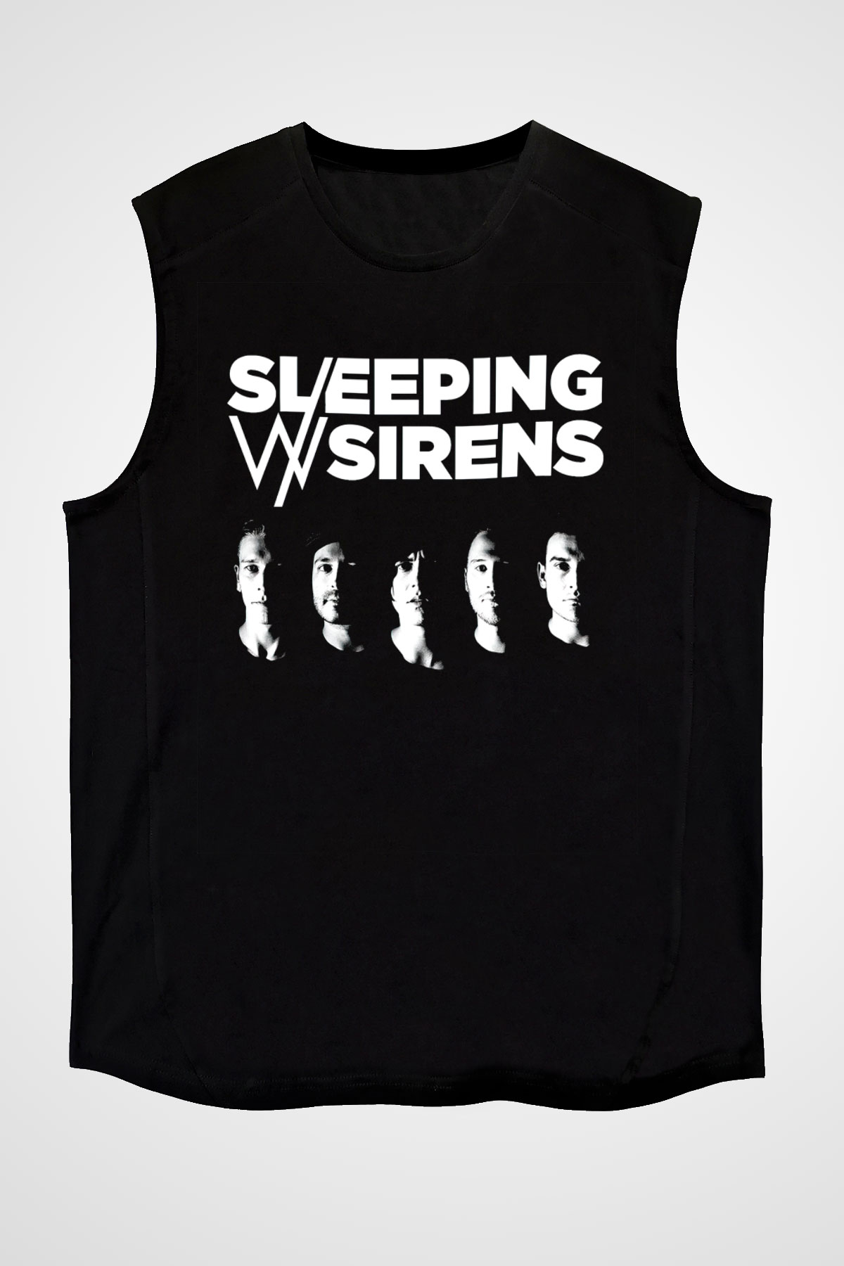Sleeping with Sirens Siyah Unisex Kolsuz Tişört