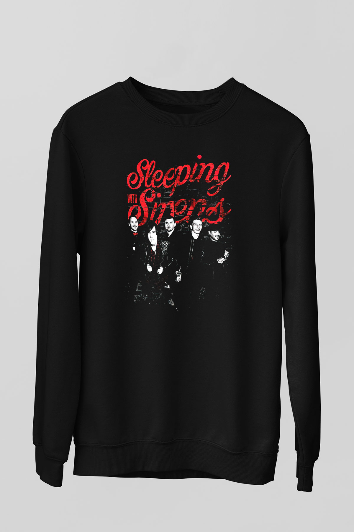 Sleeping with Sirens Siyah Unisex Sweatshirt