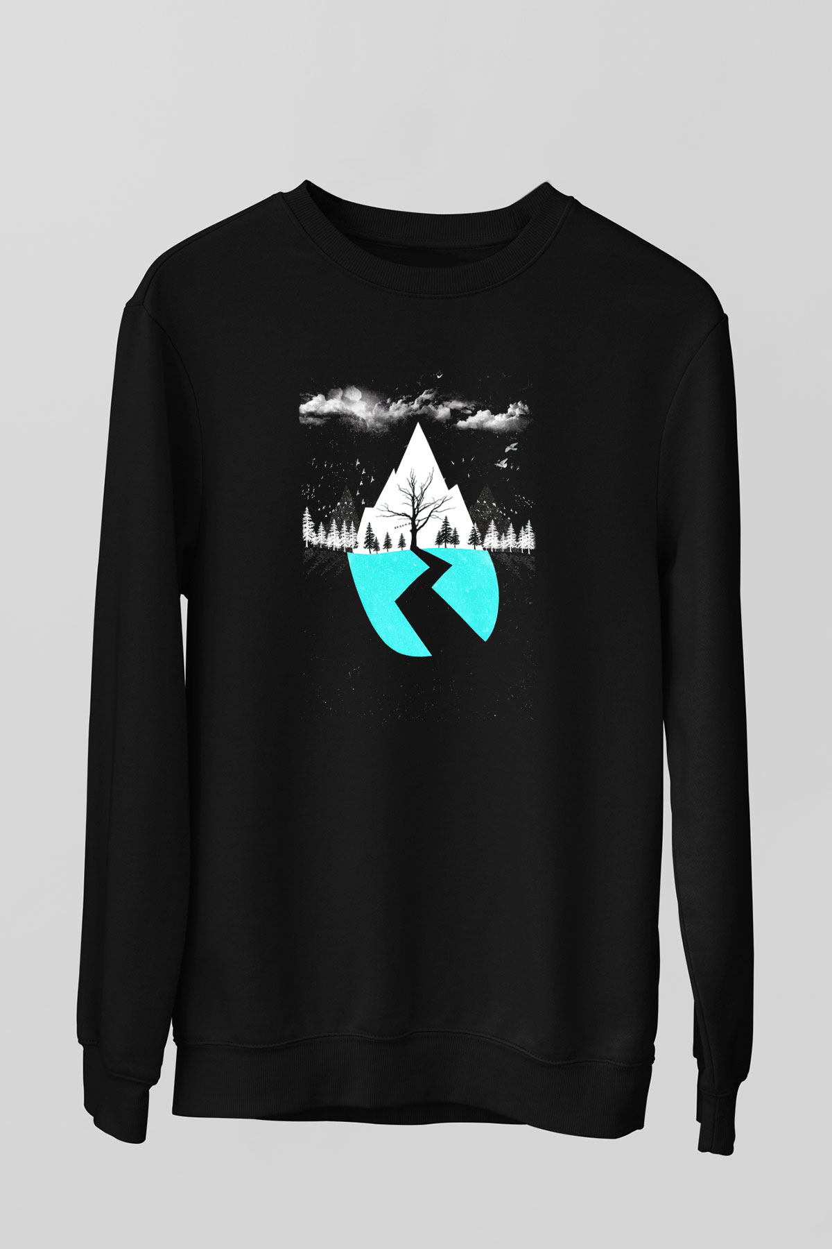 Sleeping with Sirens Siyah Unisex Sweatshirt