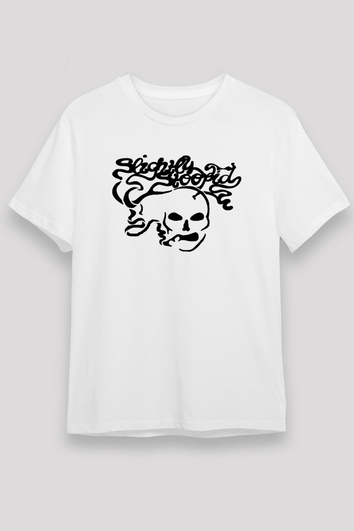 Slightly Stoopid Beyaz Unisex Tişört T-Shirt - Tişört Fabrikası