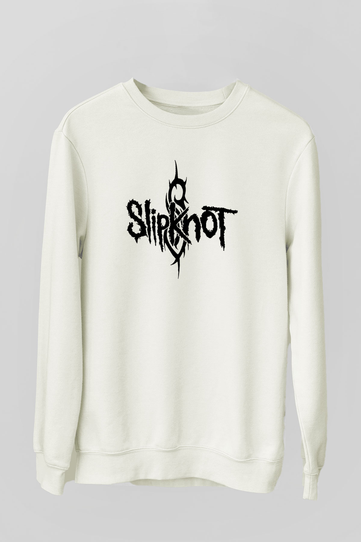 Slipknot Beyaz Unisex Sweatshirt