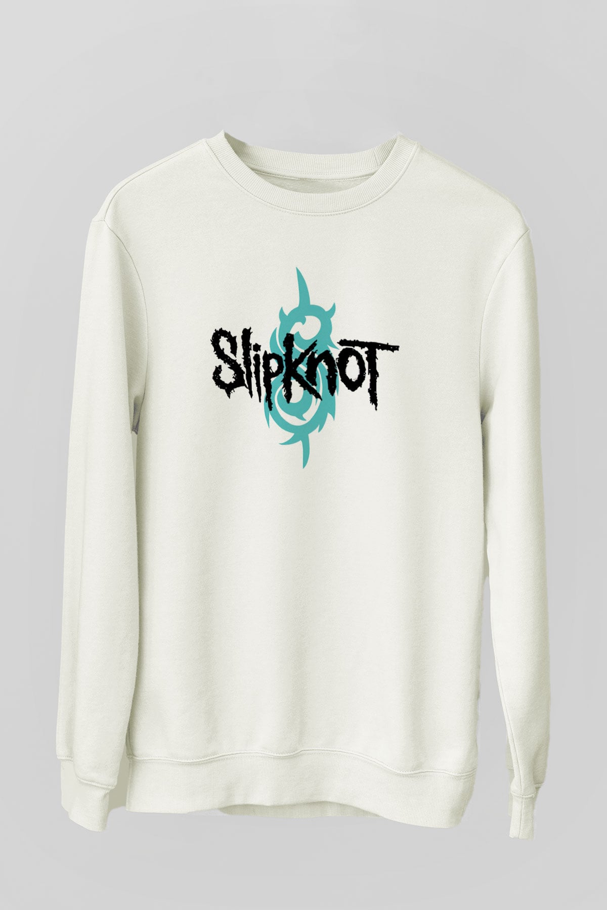 Slipknot Beyaz Unisex Sweatshirt