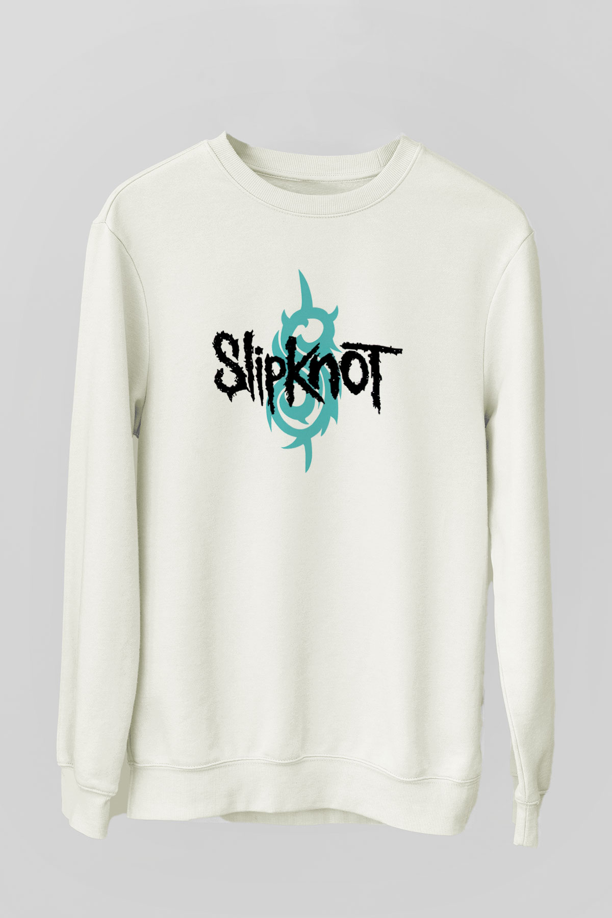 Slipknot Beyaz Unisex Sweatshirt