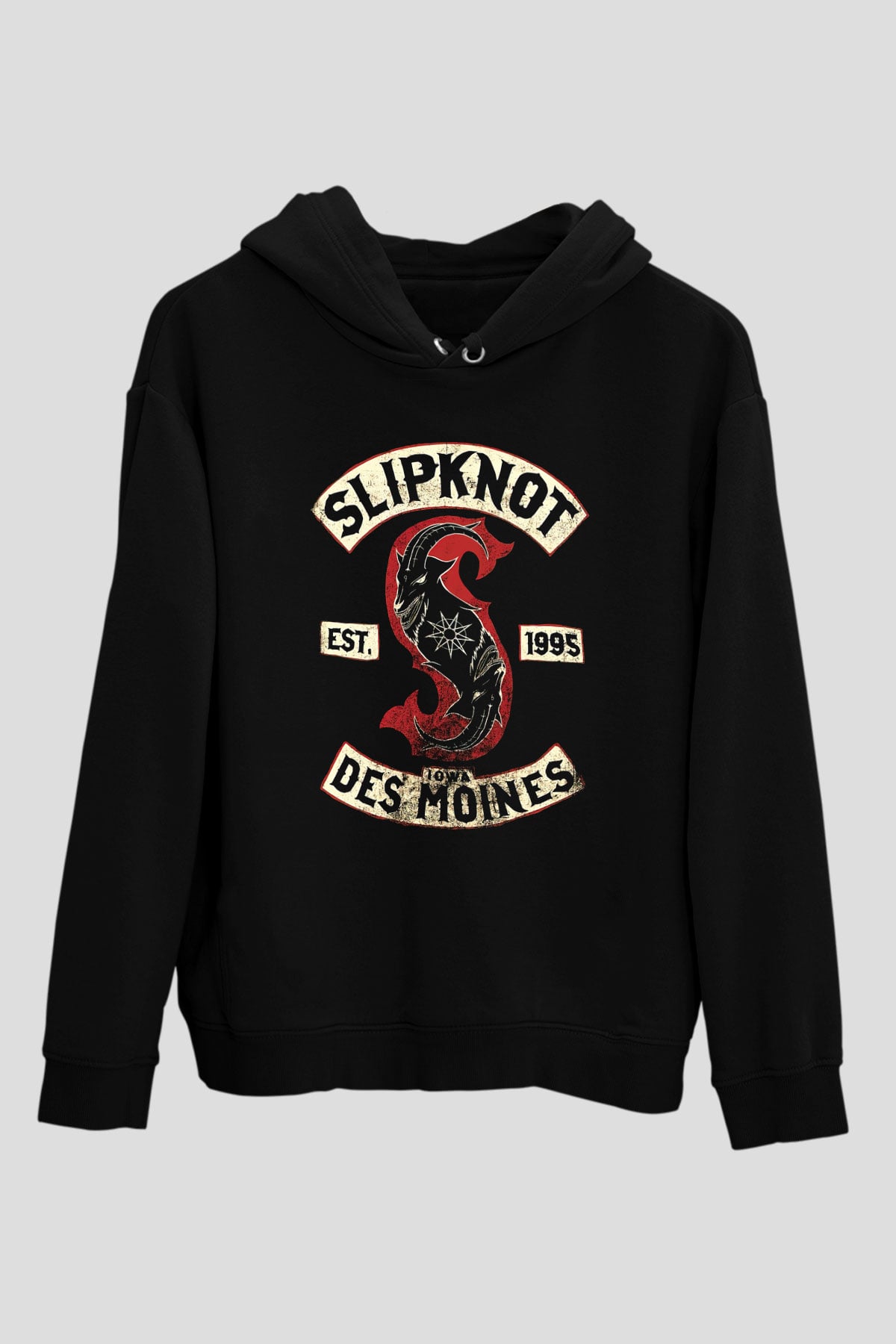 Slipknot Siyah Unisex Kapşonlu Sweatshirt