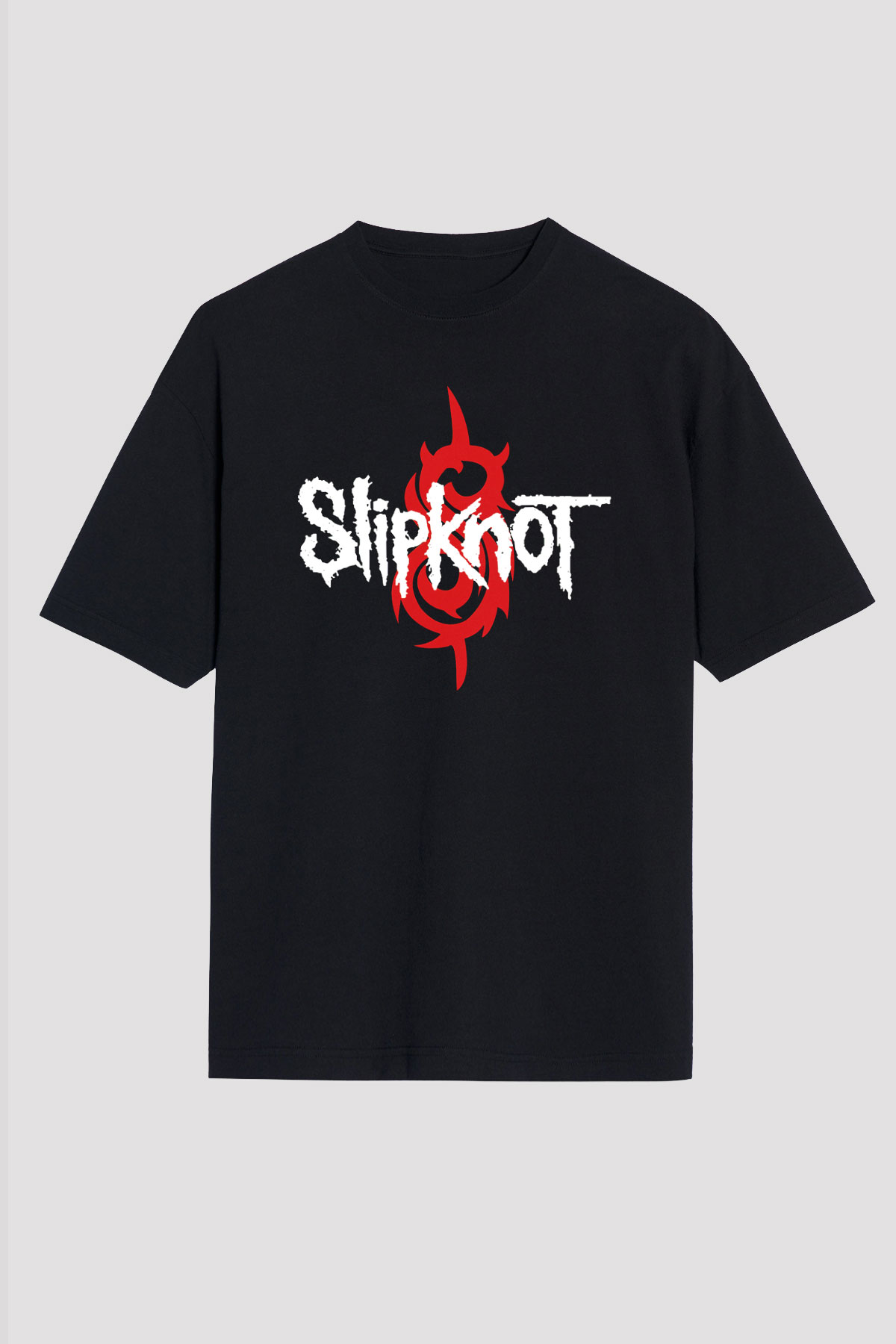 Slipknot Siyah Unisex Oversize Tişört T-Shirt