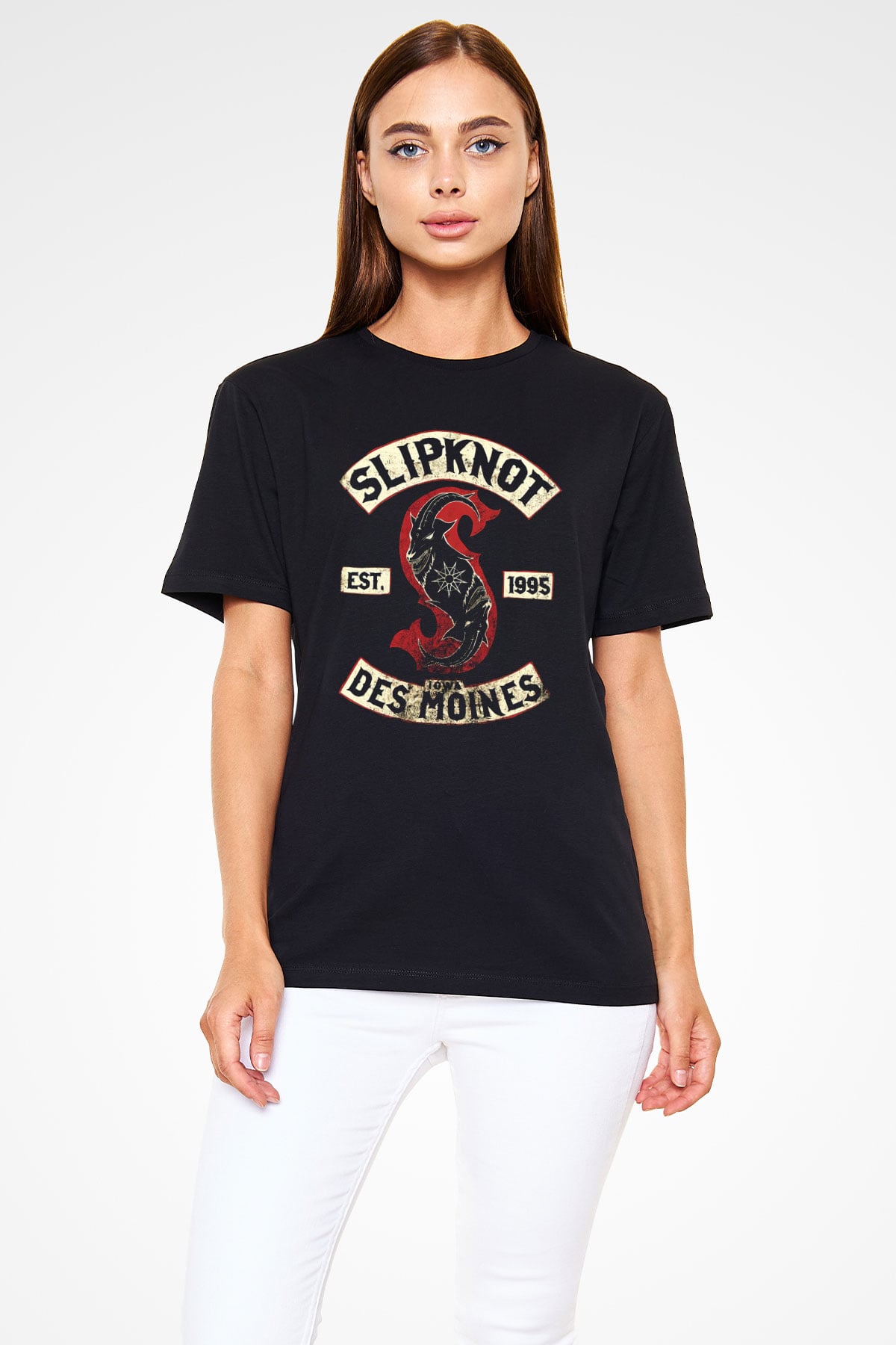 Slipknot Siyah Unisex Tişört T-Shirt - Tişört Fabrikası