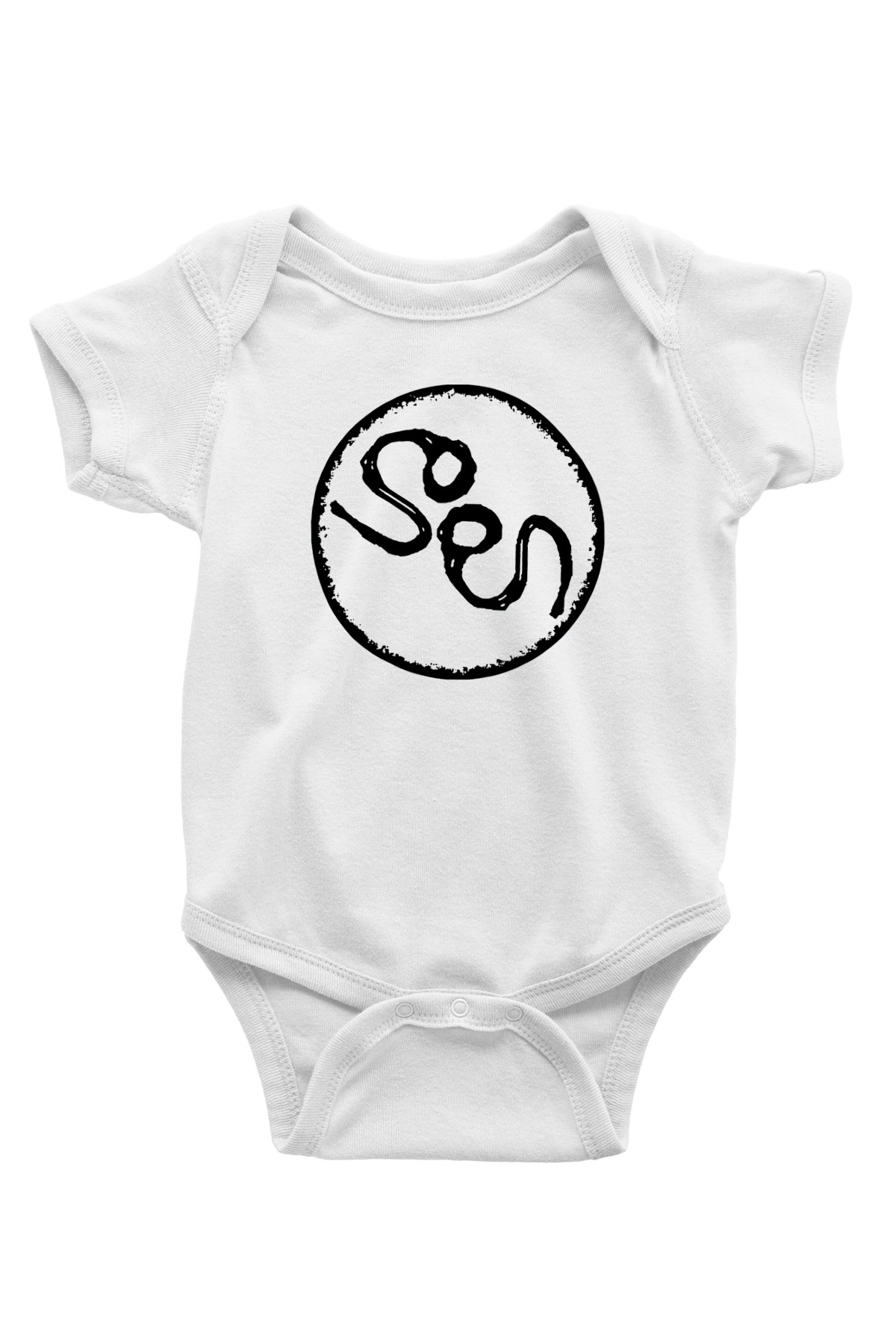 Slowdive Baskılı Beyaz Unisex Bebek Body - Zıbın
