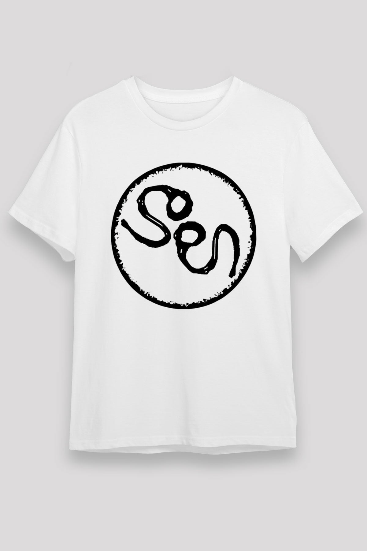 Slowdive Baskılı Unisex Beyaz Tişört - Tshirt