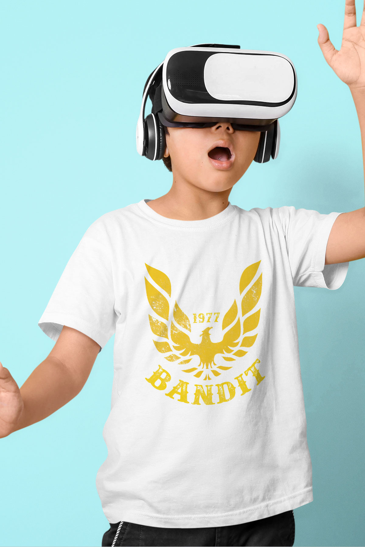 Smokey and the Bandit Beyaz Unisex  Çocuk Tişört