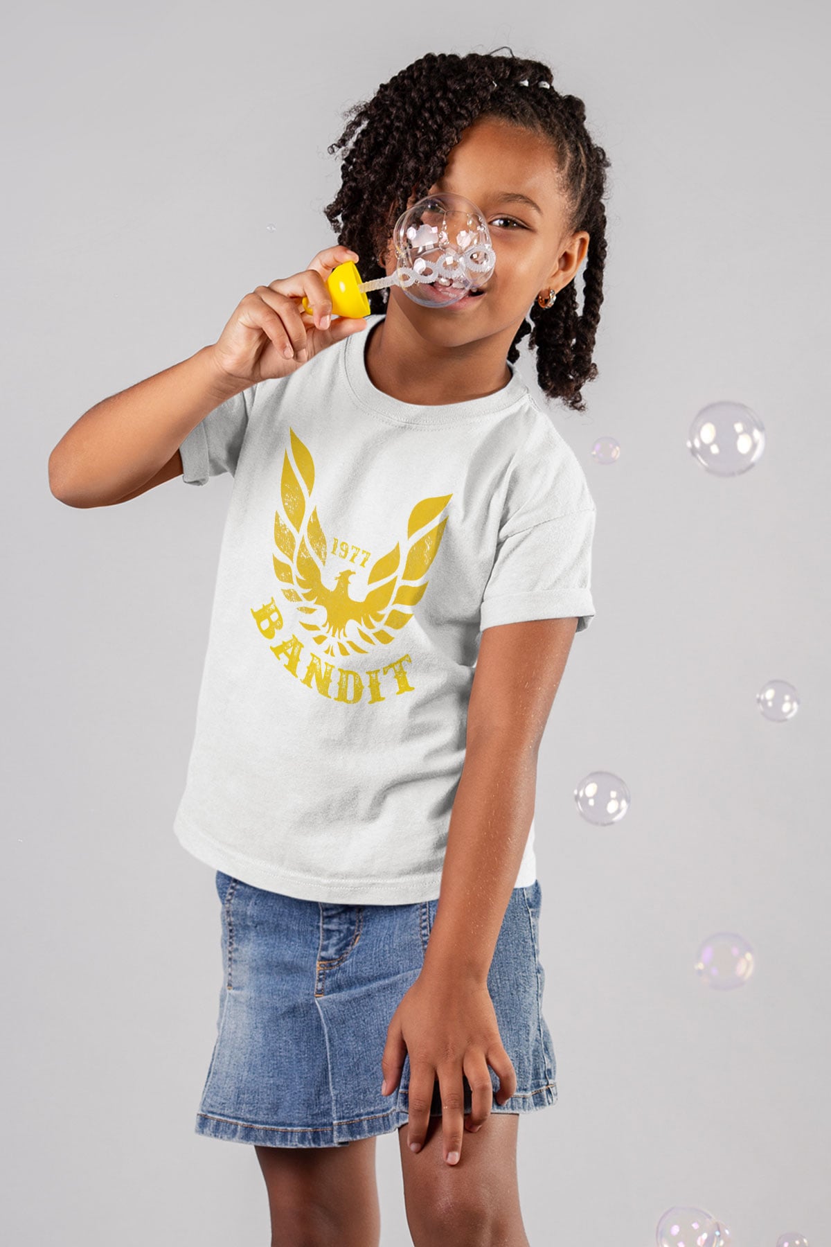 Smokey and the Bandit Beyaz Unisex  Çocuk Tişört