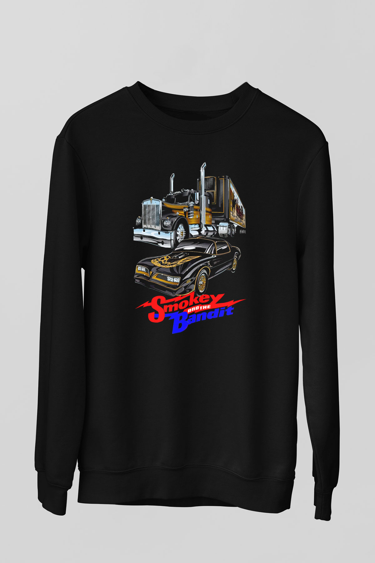 Smokey and the Bandit Siyah Unisex  Sweatshirt