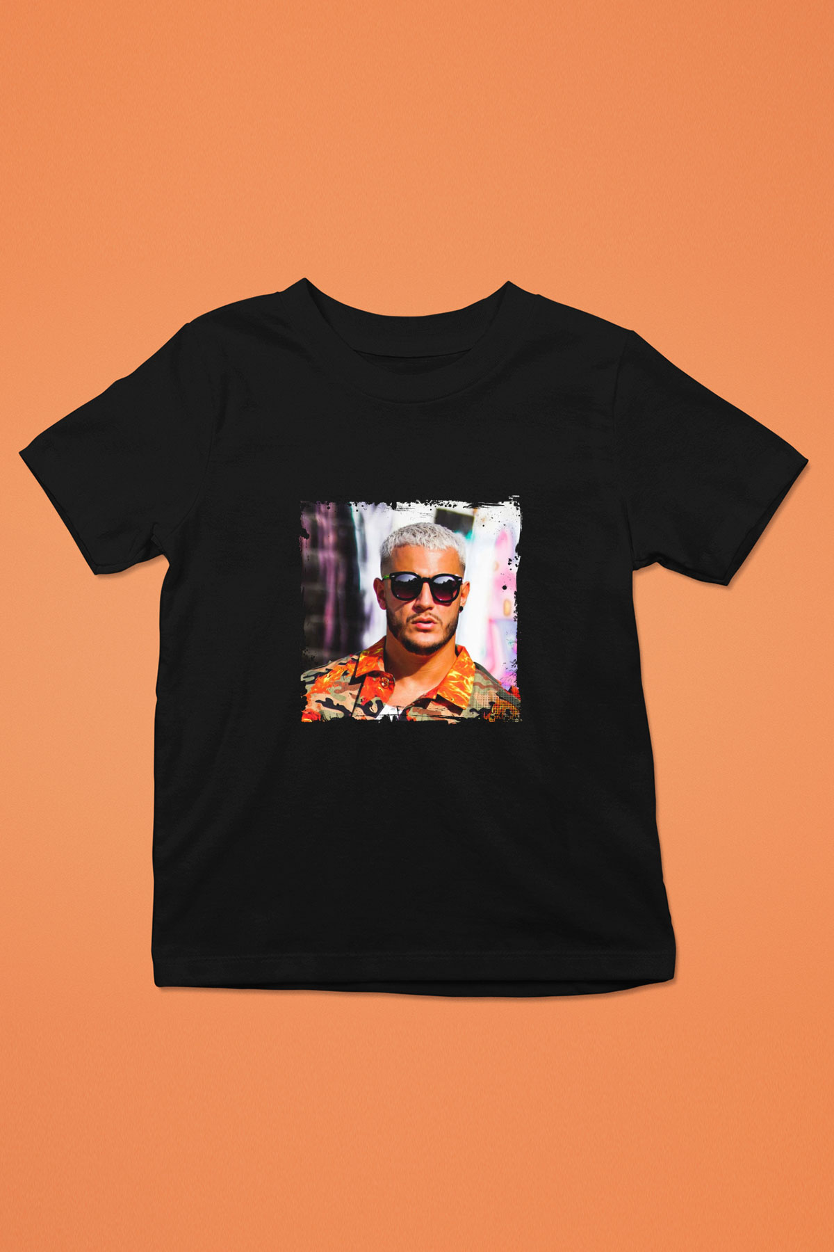 Snake Baskılı Unisex Siyah Çocuk Tişört