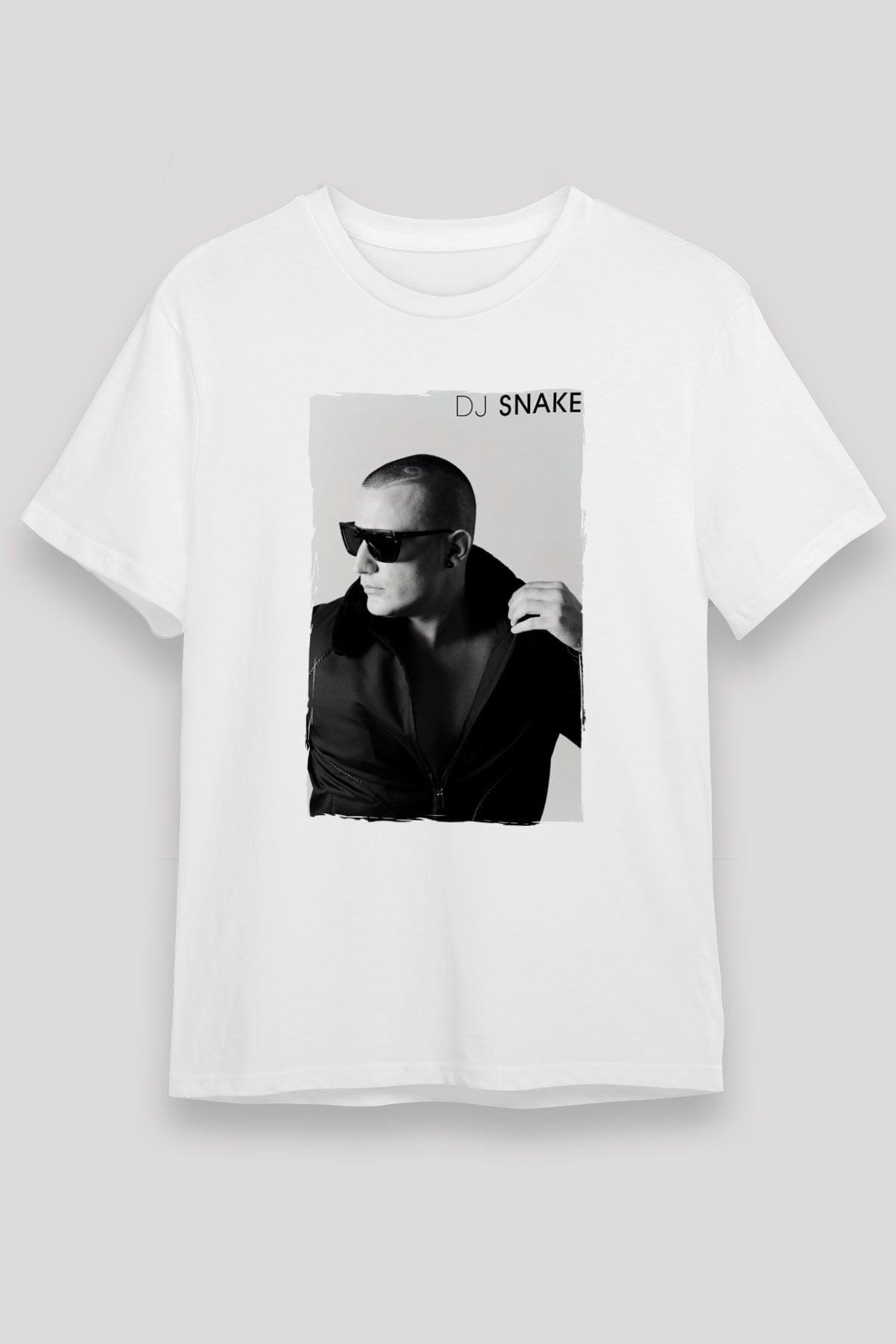 Snake Beyaz Unisex Tişört T-Shirt - TişörtFabrikası