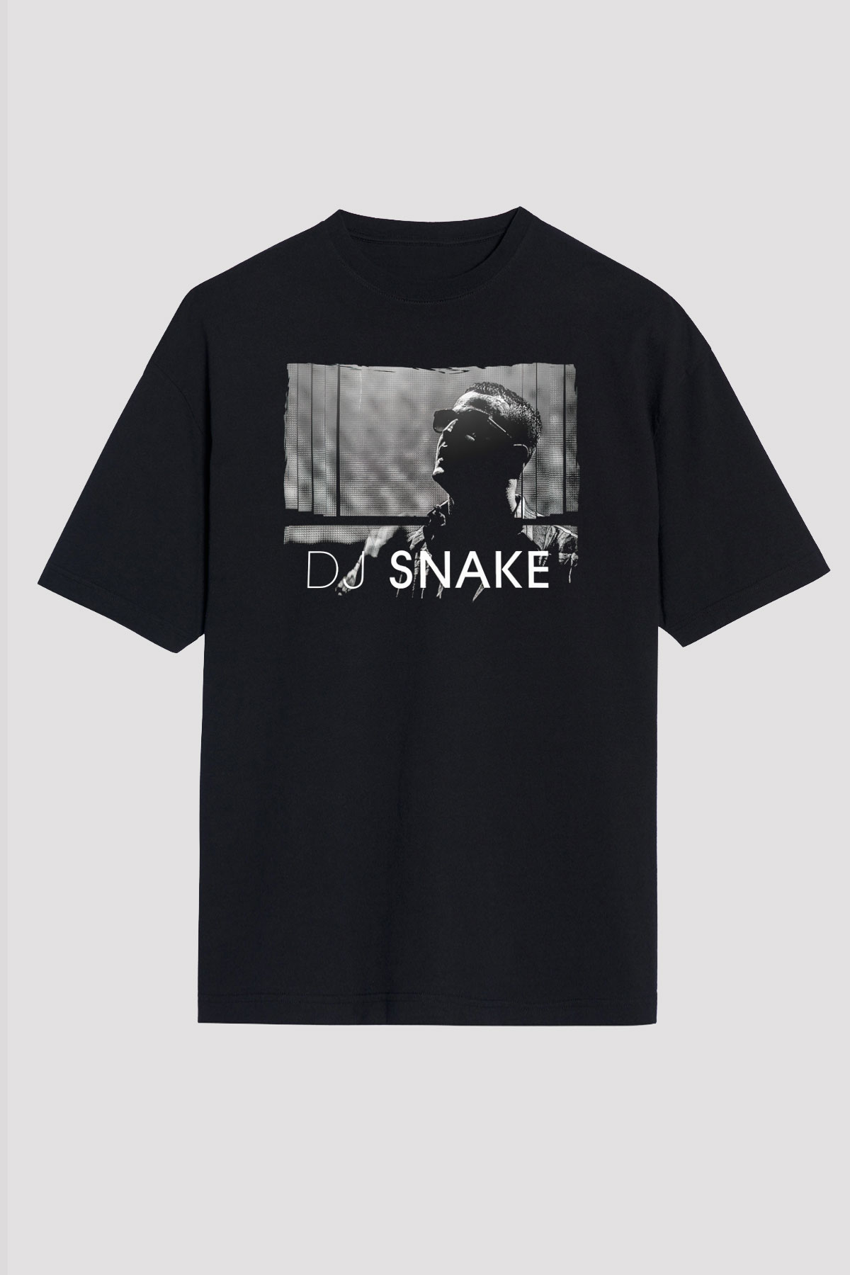 Snake Siyah Oversize Tişört Oversize T-shirt - TişörtFabrikası