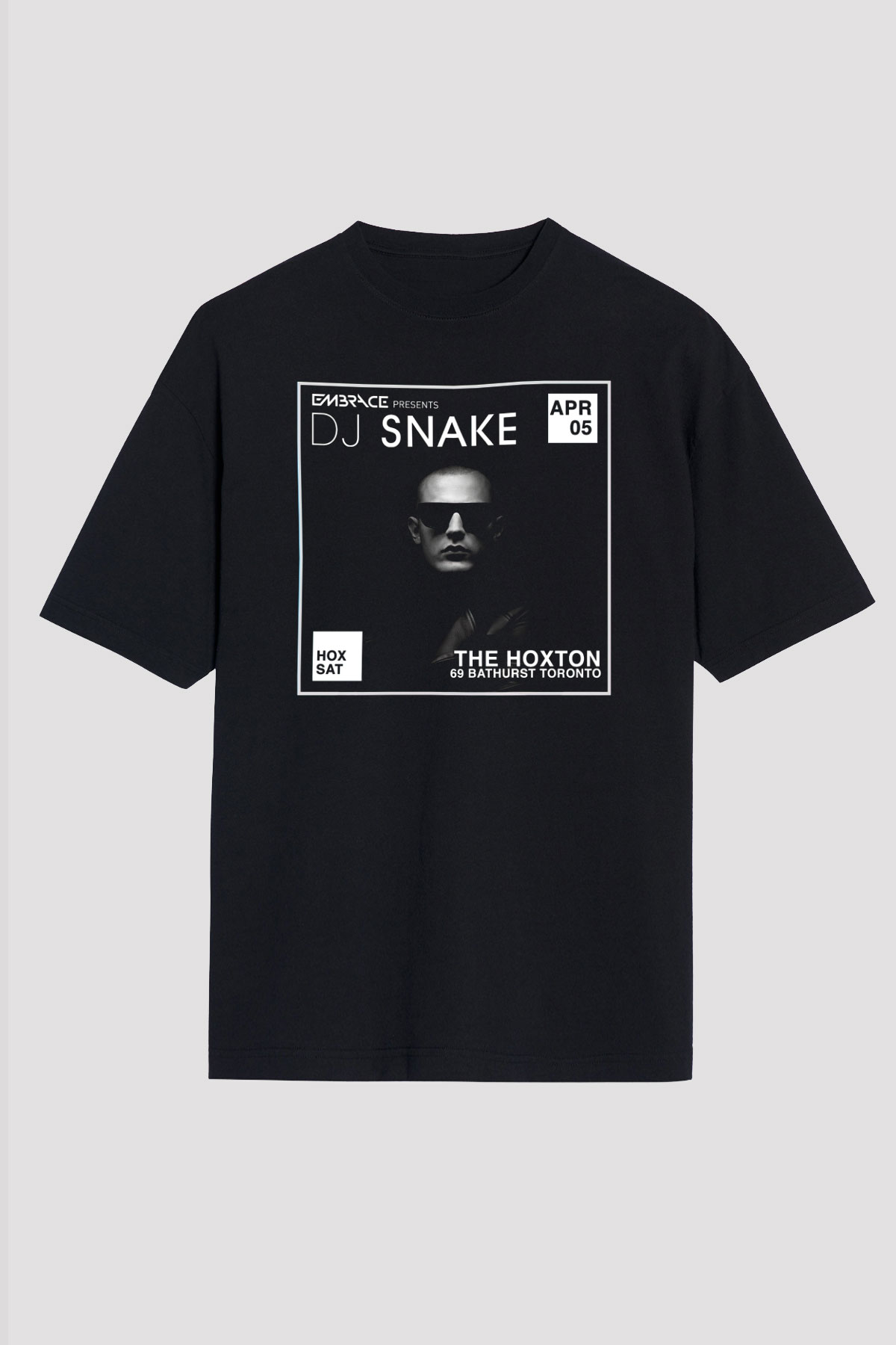 Snake Siyah Oversize Tişört Oversize T-shirt - TişörtFabrikası