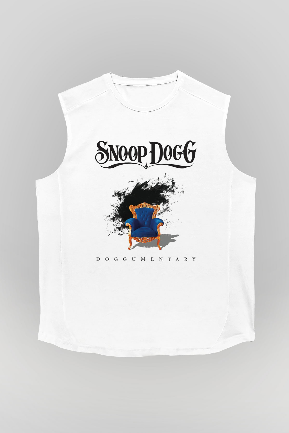 Snoop Dogg Beyaz Unisex Kolsuz Tişört