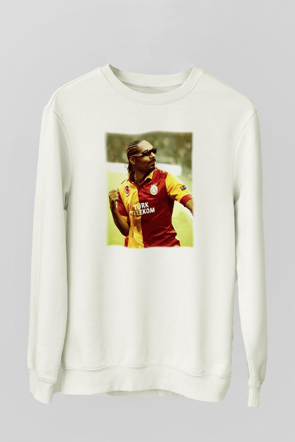 Snoop Dogg Beyaz Unisex Sweatshirt