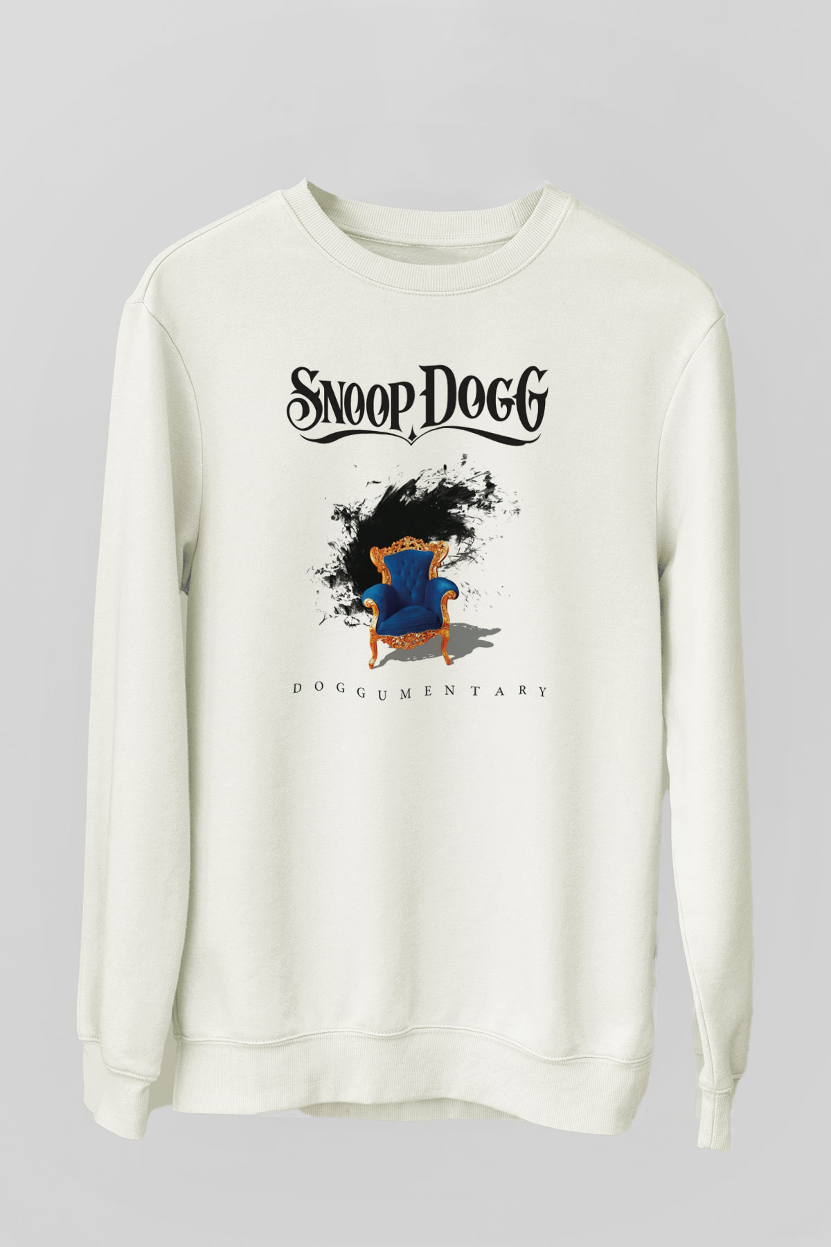Snoop Dogg Beyaz Unisex Sweatshirt