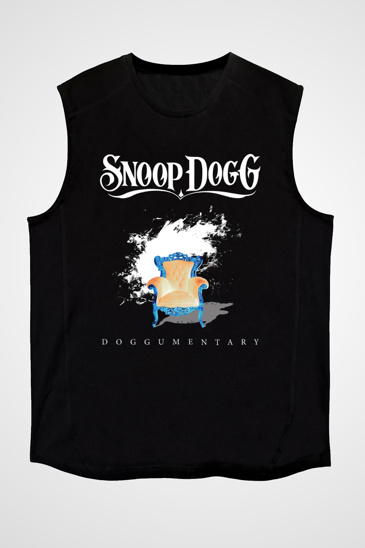 Snoop Dogg Siyah Unisex Kolsuz Tişört