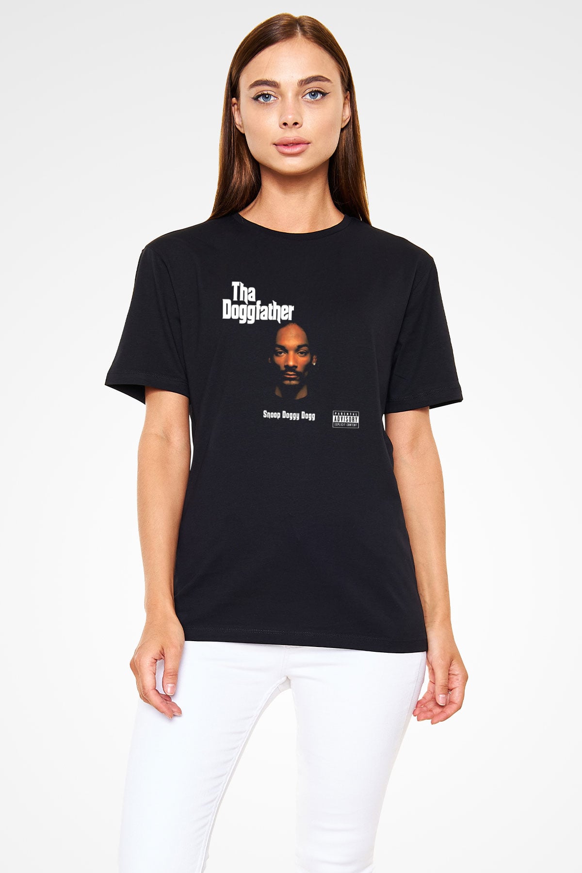 Snoop Dogg Siyah Unisex Tişört T-Shirt - Tişört Fabrikası