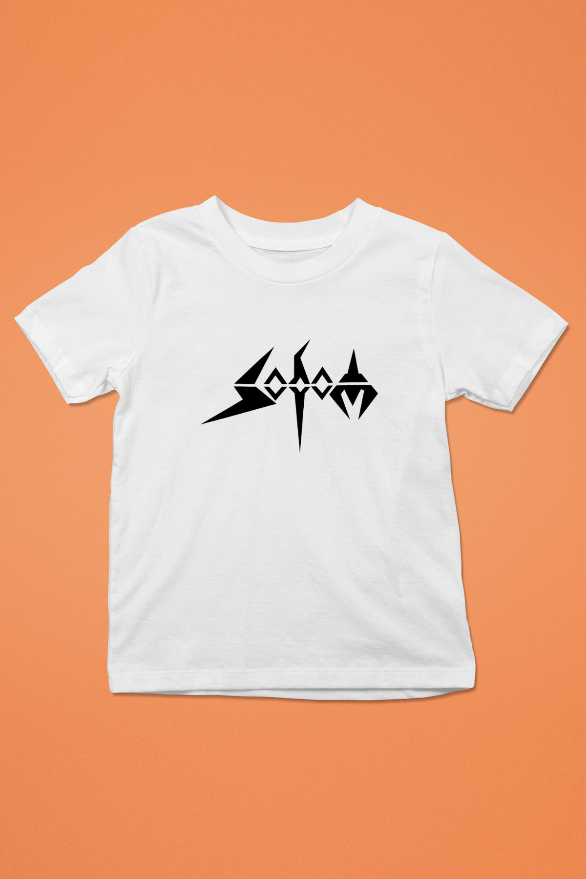 Sodom Baskılı Beyaz Unisex Çocuk Tişört