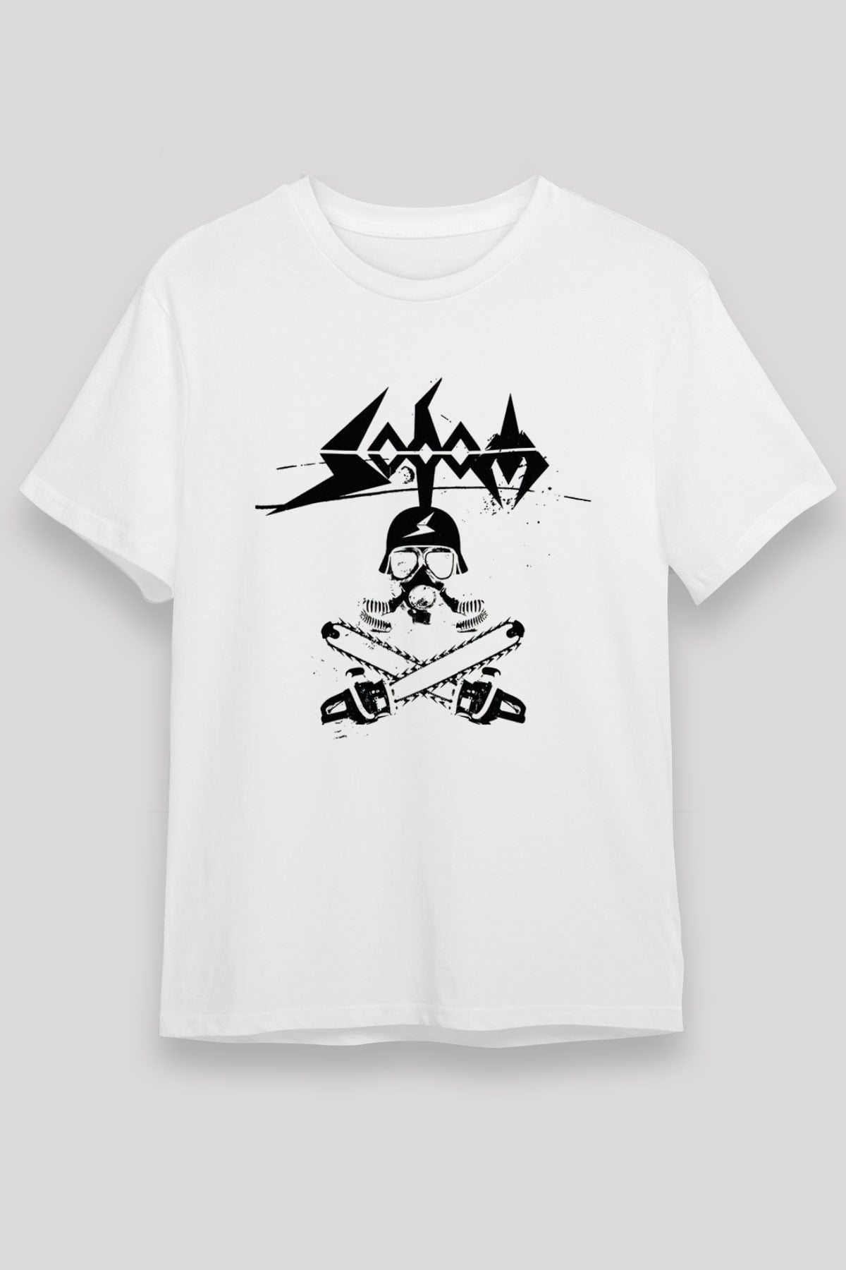 Sodom Beyaz Unisex Tişört T-Shirt - Tişört Fabrikası