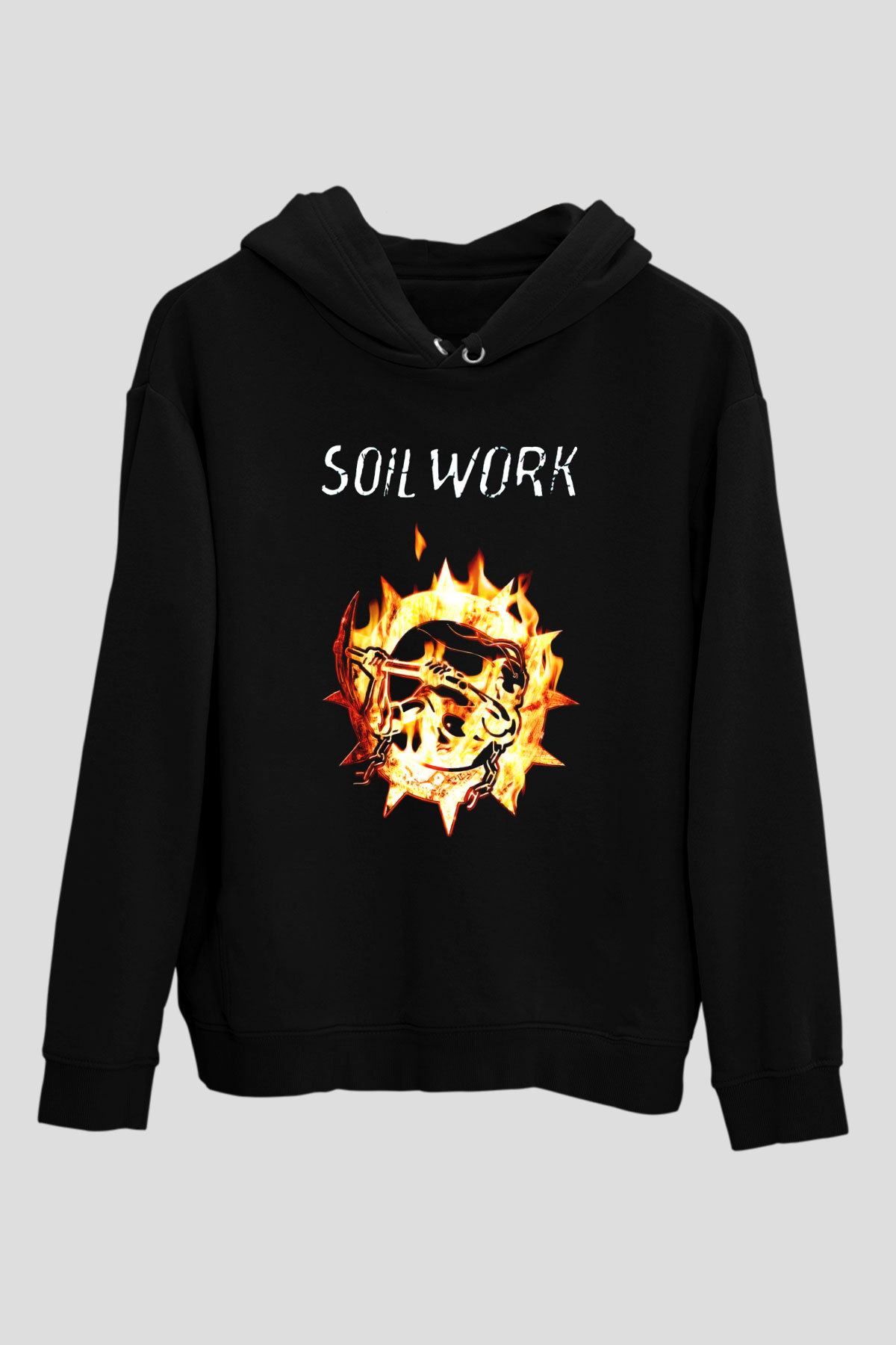 Soilwork Siyah Unisex Kapşonlu Sweatshirt