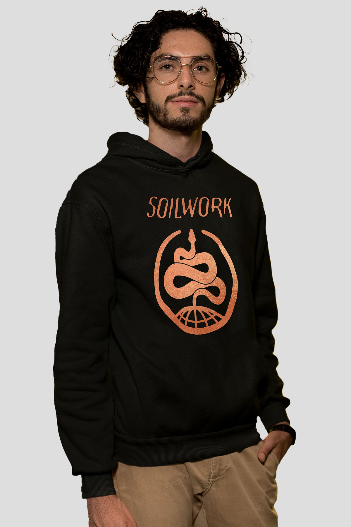 Soilwork Siyah Unisex Kapüşonlu Sweatshirt