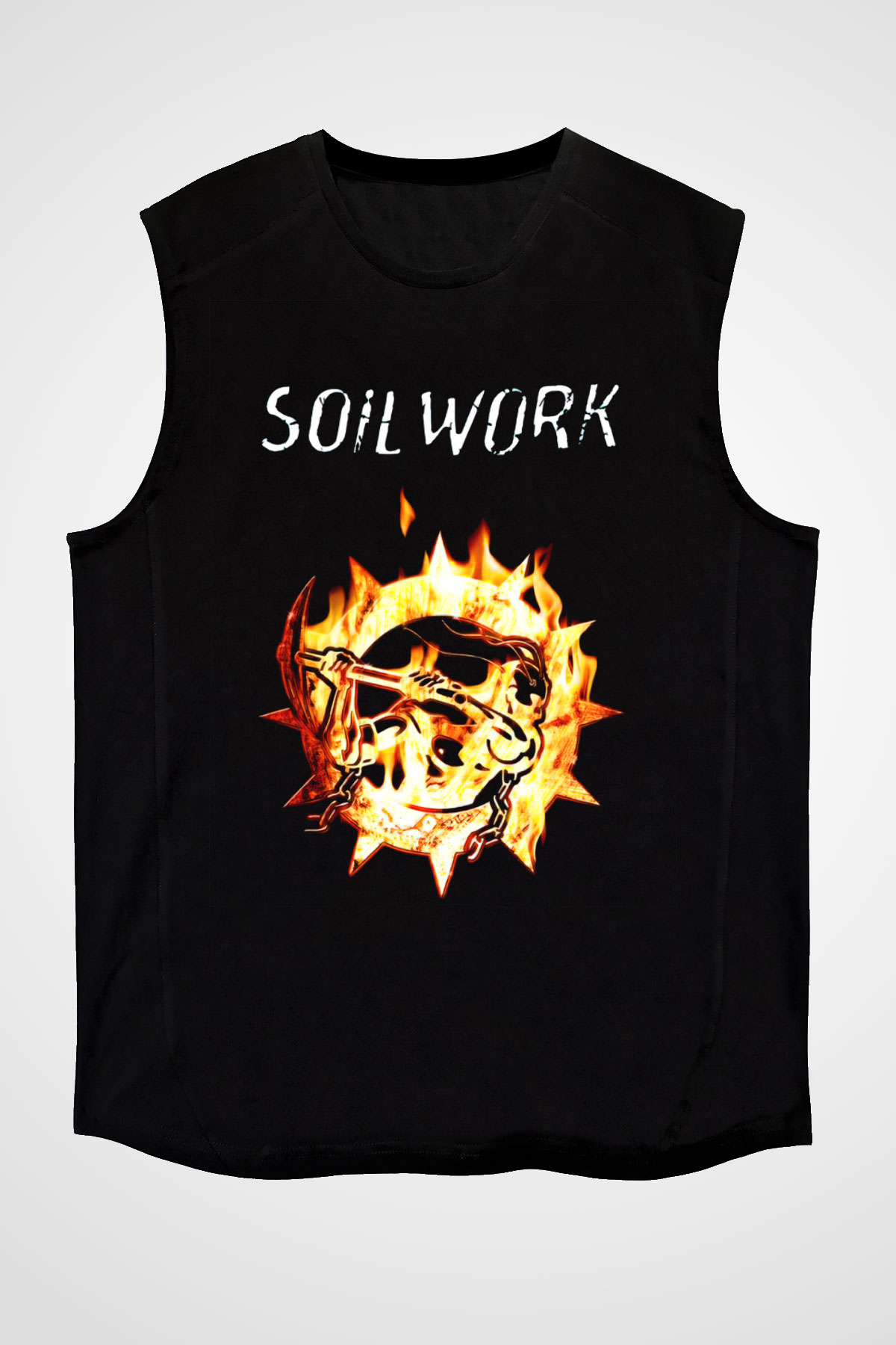 Soilwork Siyah Unisex Kolsuz Tişört