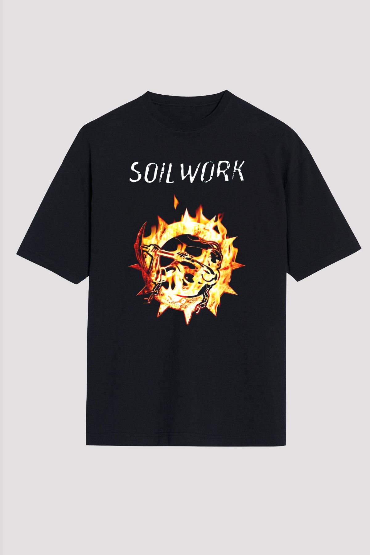Soilwork Siyah Unisex Oversize Tişört T-Shirt