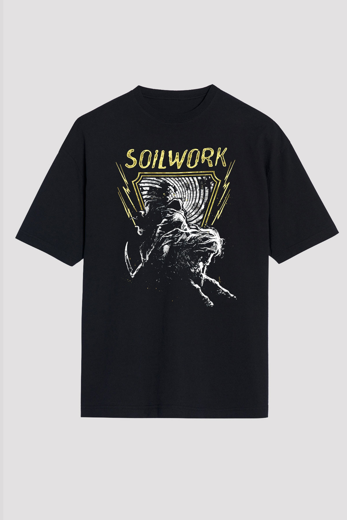 Soilwork Siyah Unisex Oversize Tişört T-Shirt