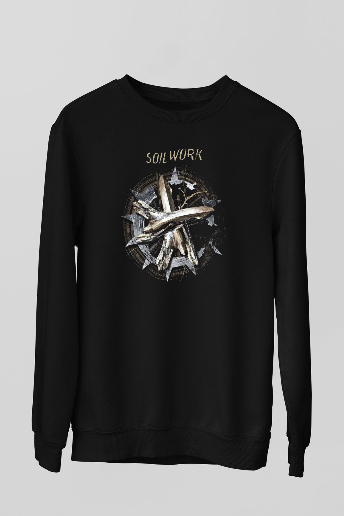 Soilwork Siyah Unisex Sweatshirt