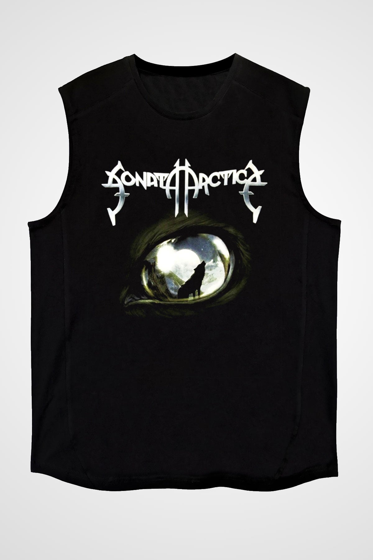 Sonata Arctica Siyah Unisex Kolsuz Tişört