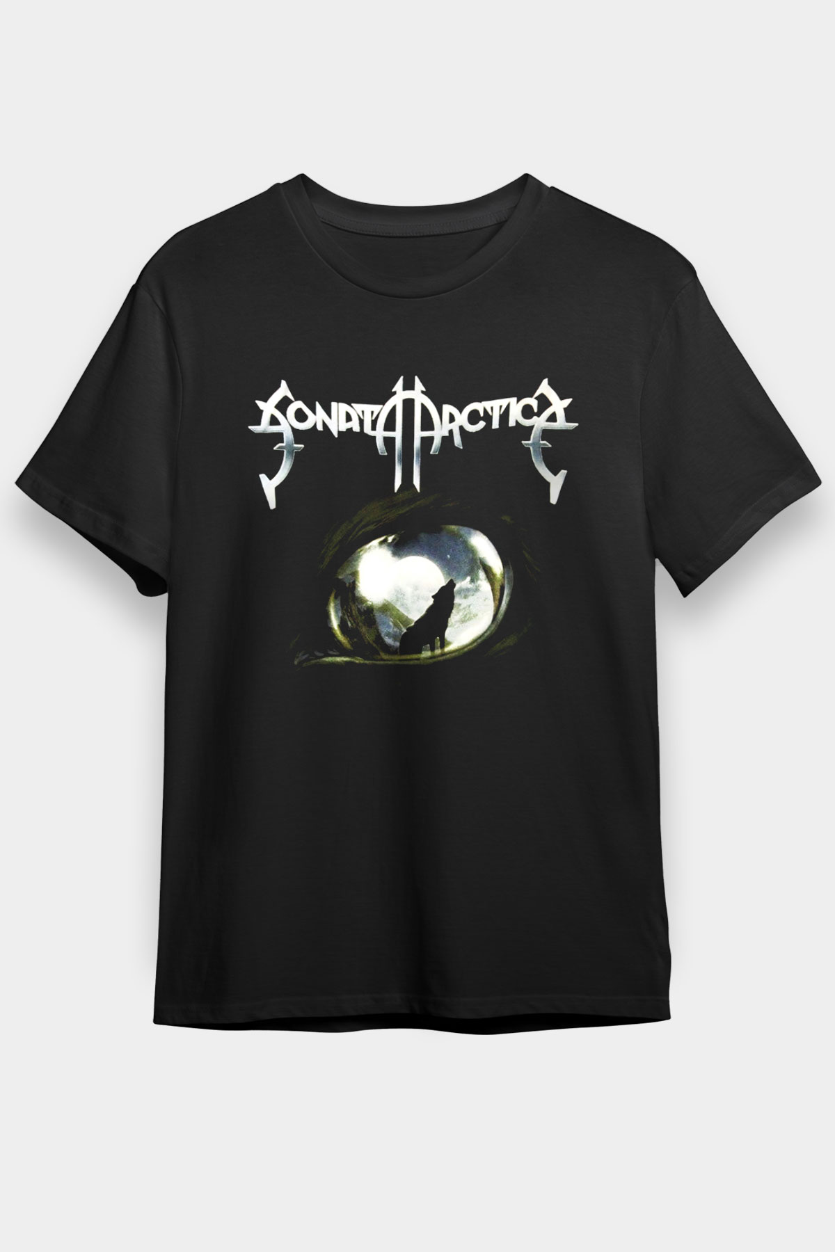 Sonata Arctica Siyah Unisex Tişört T-Shirt - Tişört Fabrikası