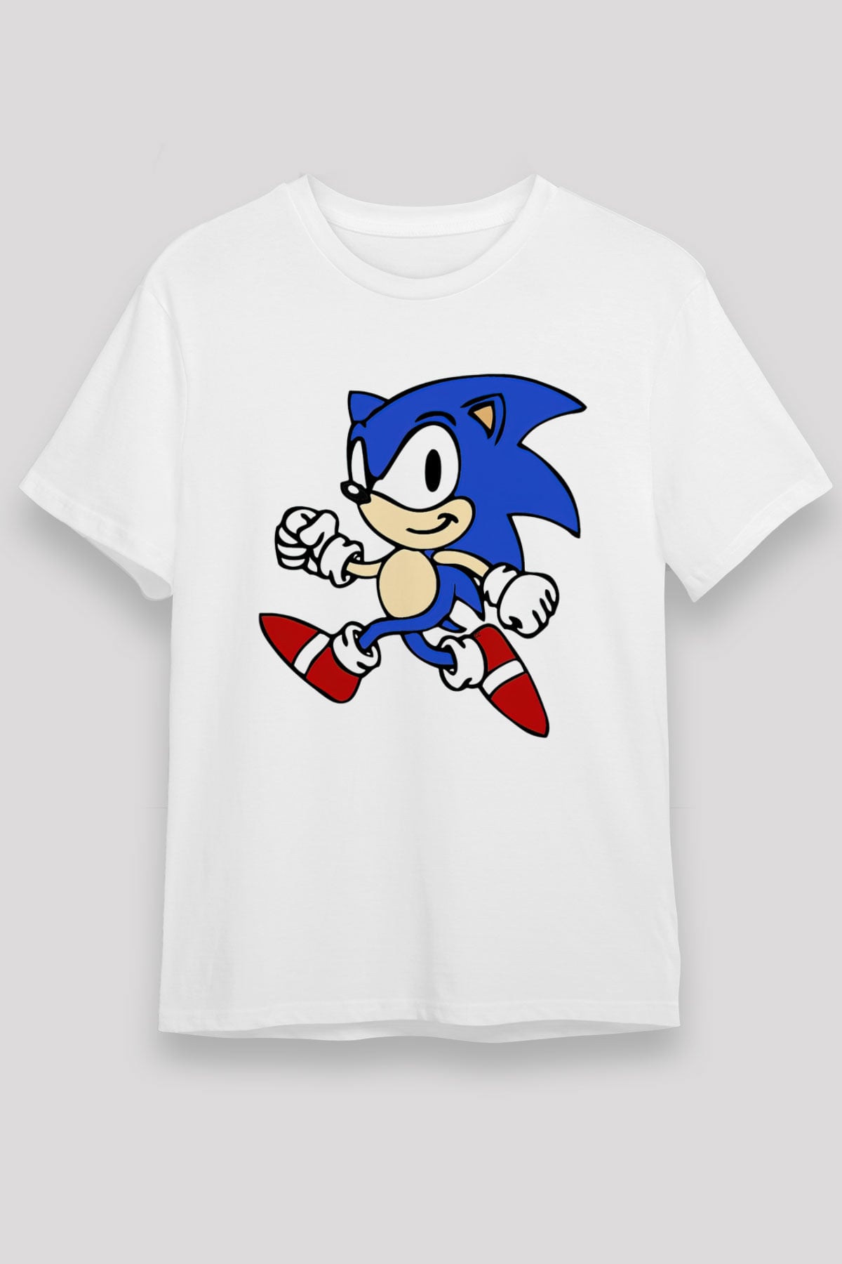 Sonic the Hedgehog Beyaz Unisex Tişört T-Shirt
